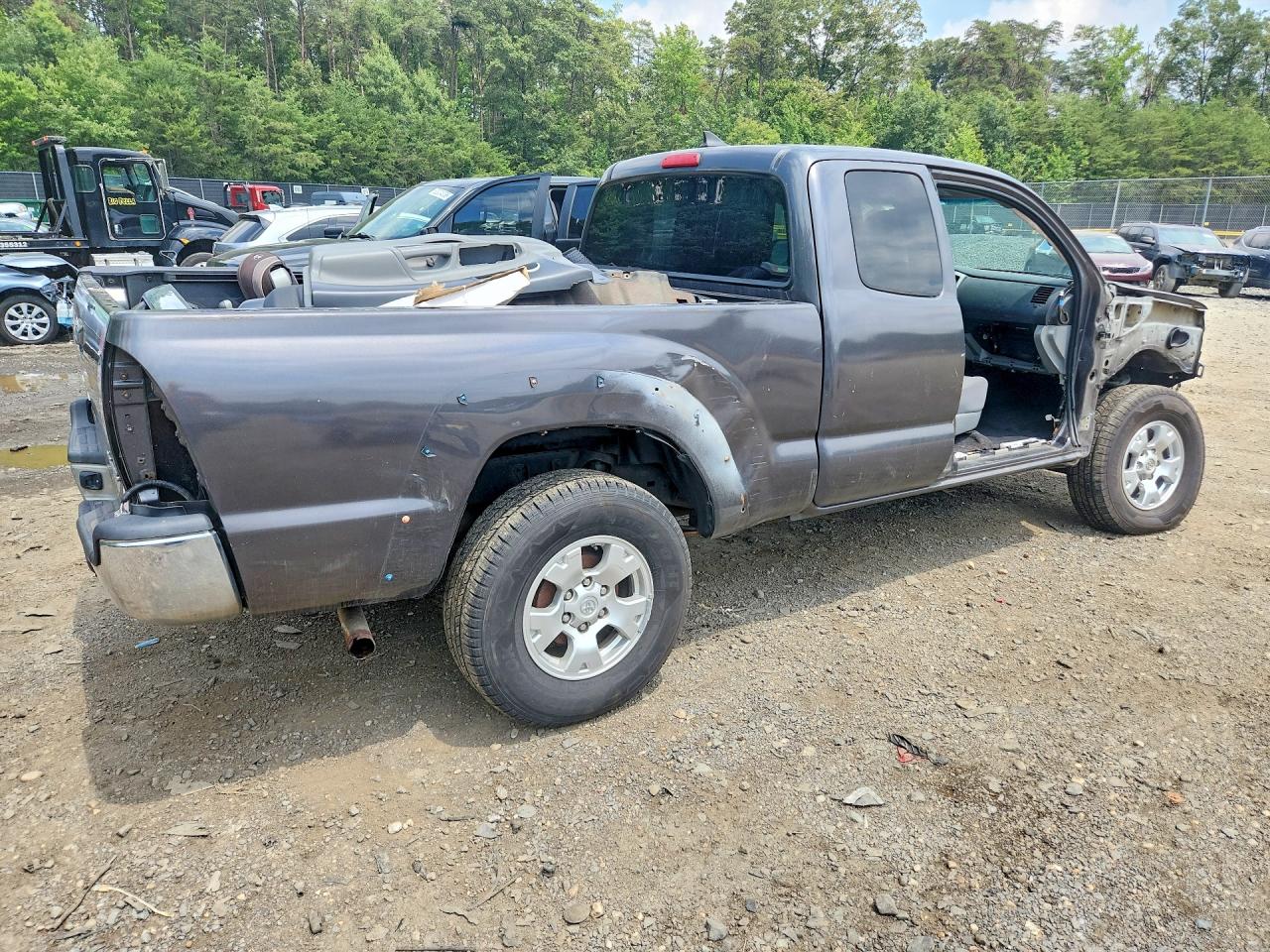2012 Toyota Tacoma V6 Gray vin: 5TFUU4EN6CX032092