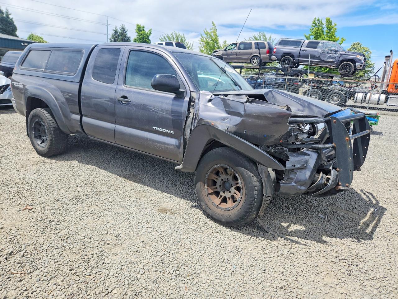 2012 Toyota Tacoma V6 Серый vin: 5TFUU4EN6CX046283