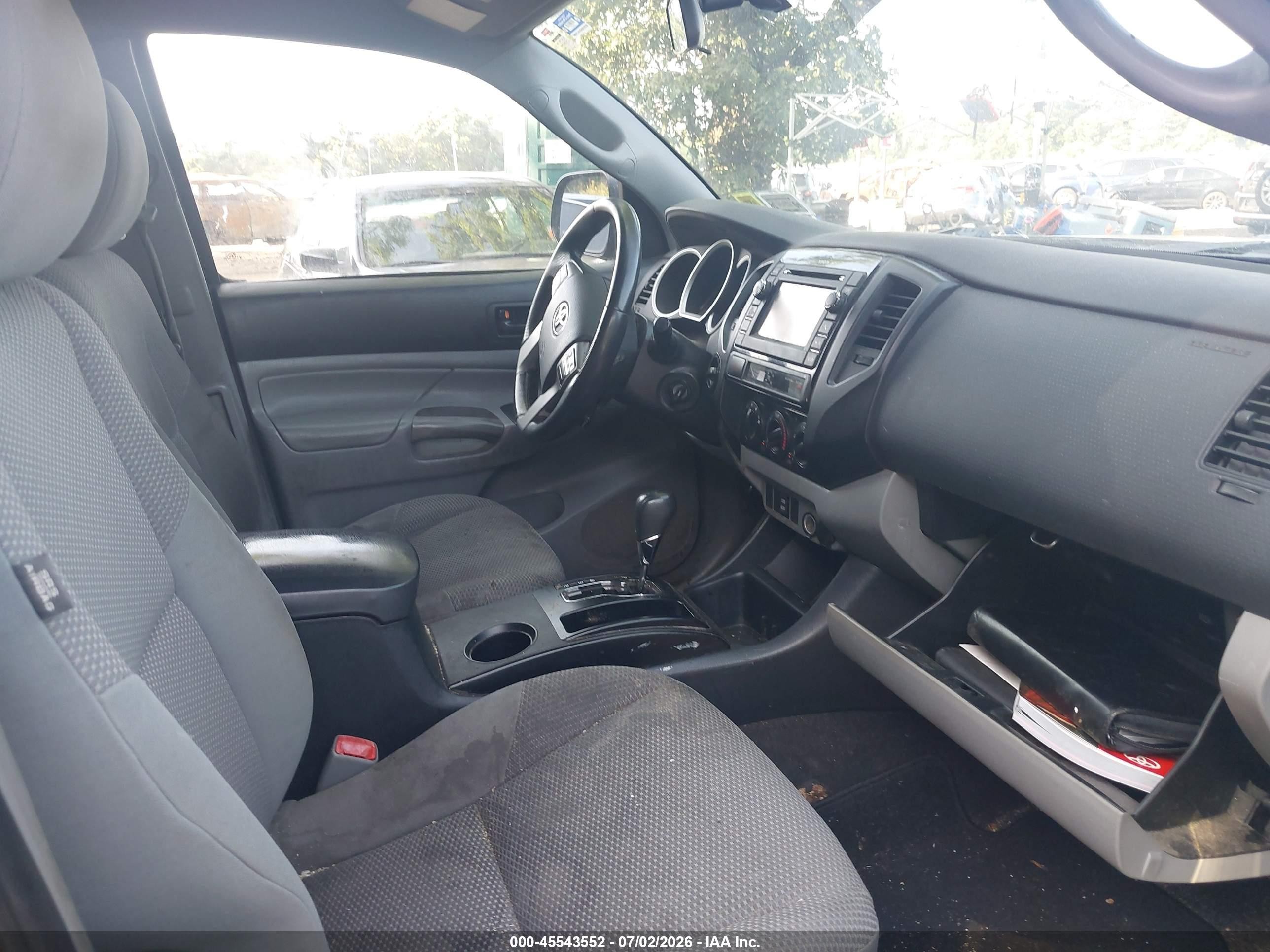 2013 Toyota Tacoma Base V6 Gray vin: 5TFUU4EN6DX056801