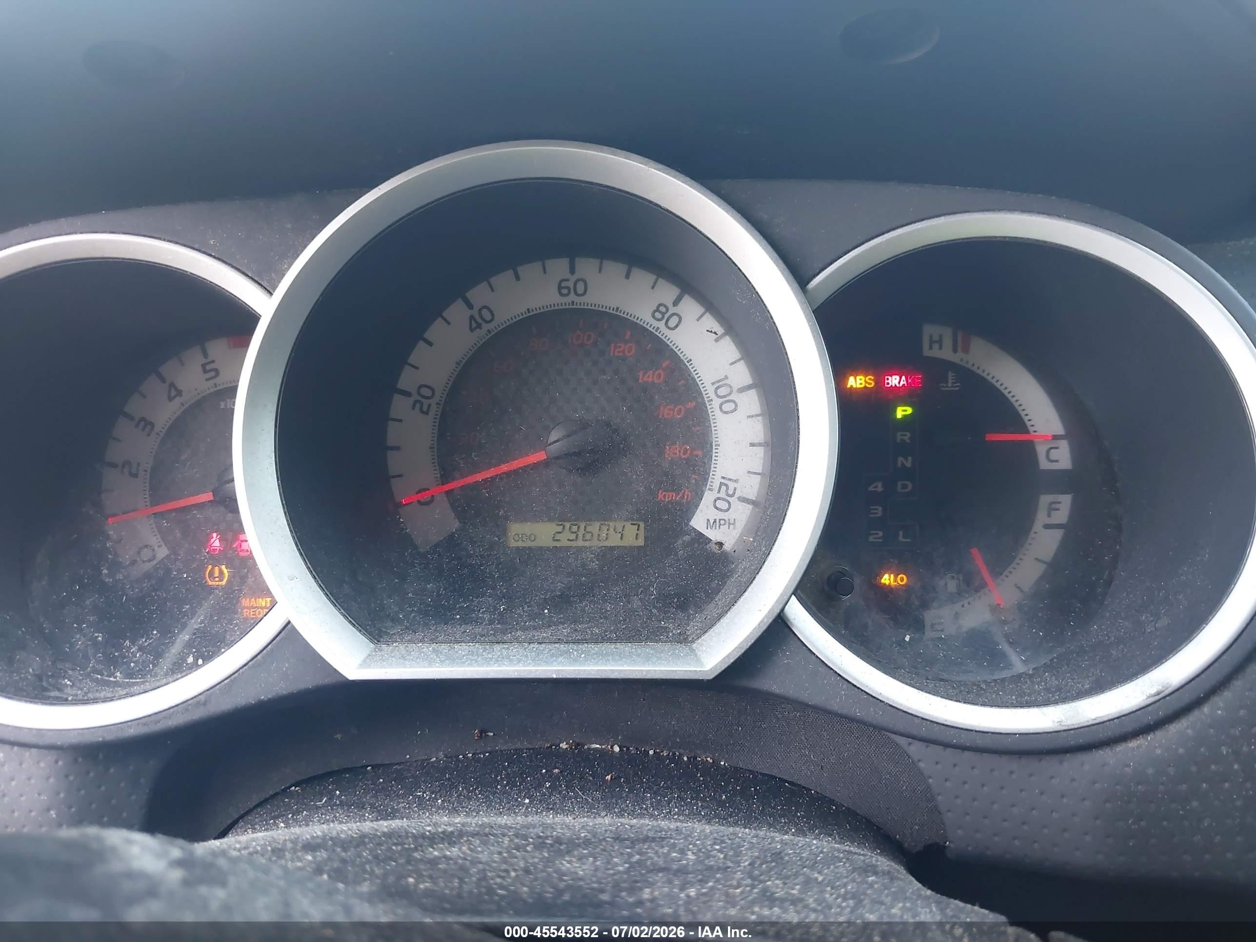 2013 Toyota Tacoma Base V6 Gray vin: 5TFUU4EN6DX056801