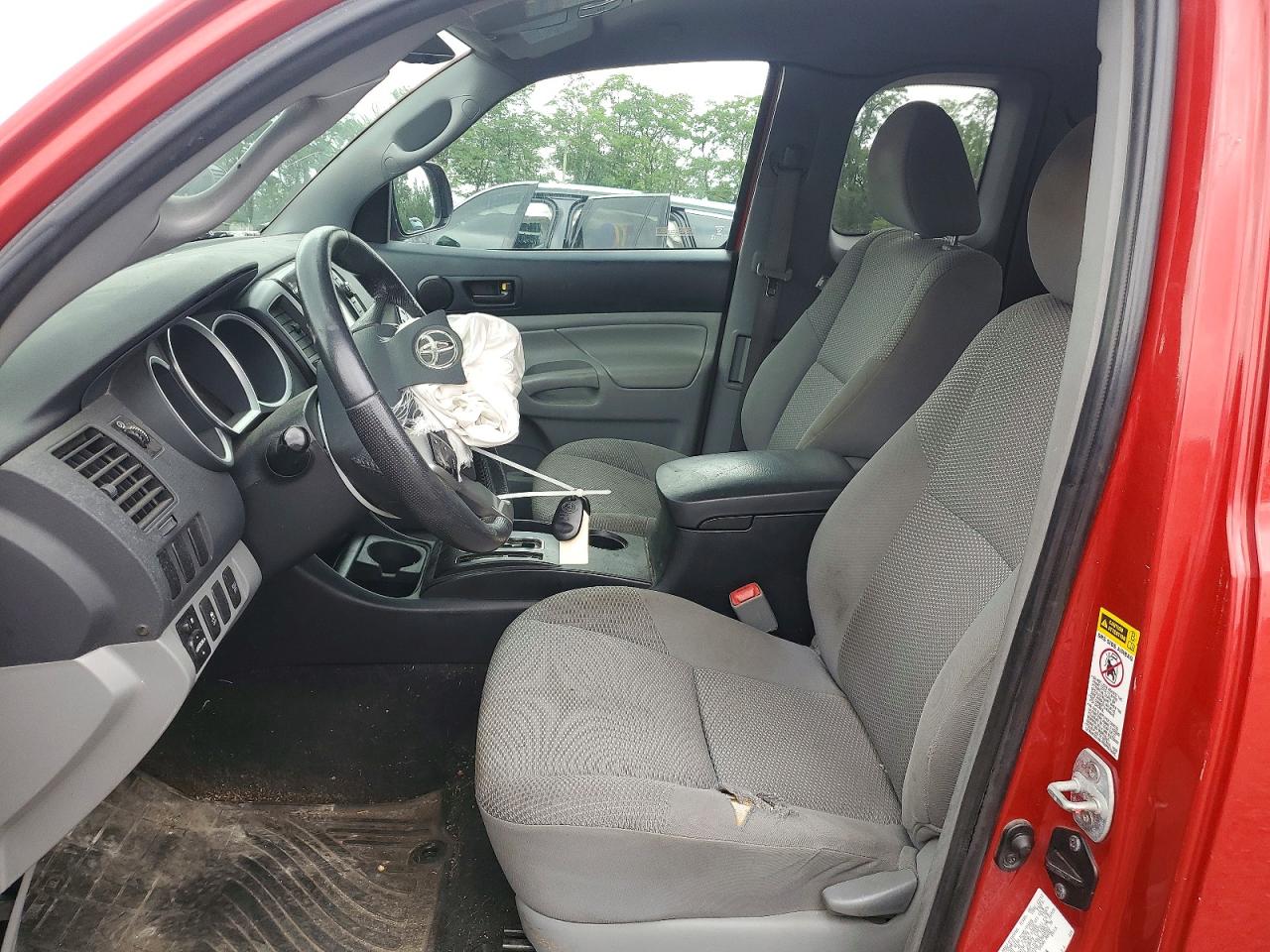 2013 Toyota Tacoma V6 Red vin: 5TFUU4EN6DX062436
