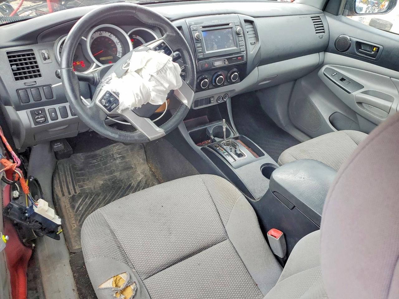 2013 Toyota Tacoma V6 Red vin: 5TFUU4EN6DX062436