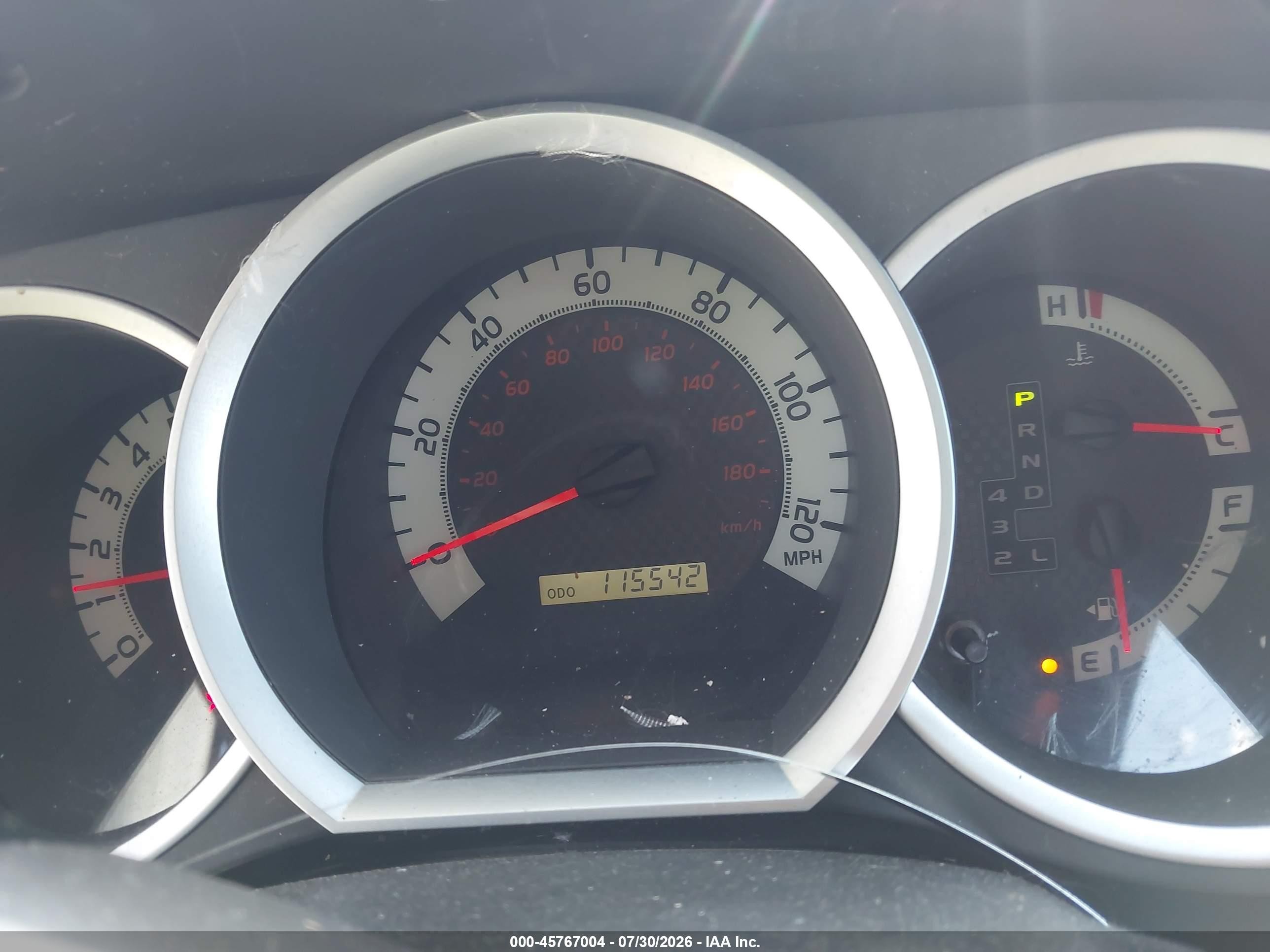 2013 Toyota Tacoma Base V6 Красный vin: 5TFUU4EN6DX079107