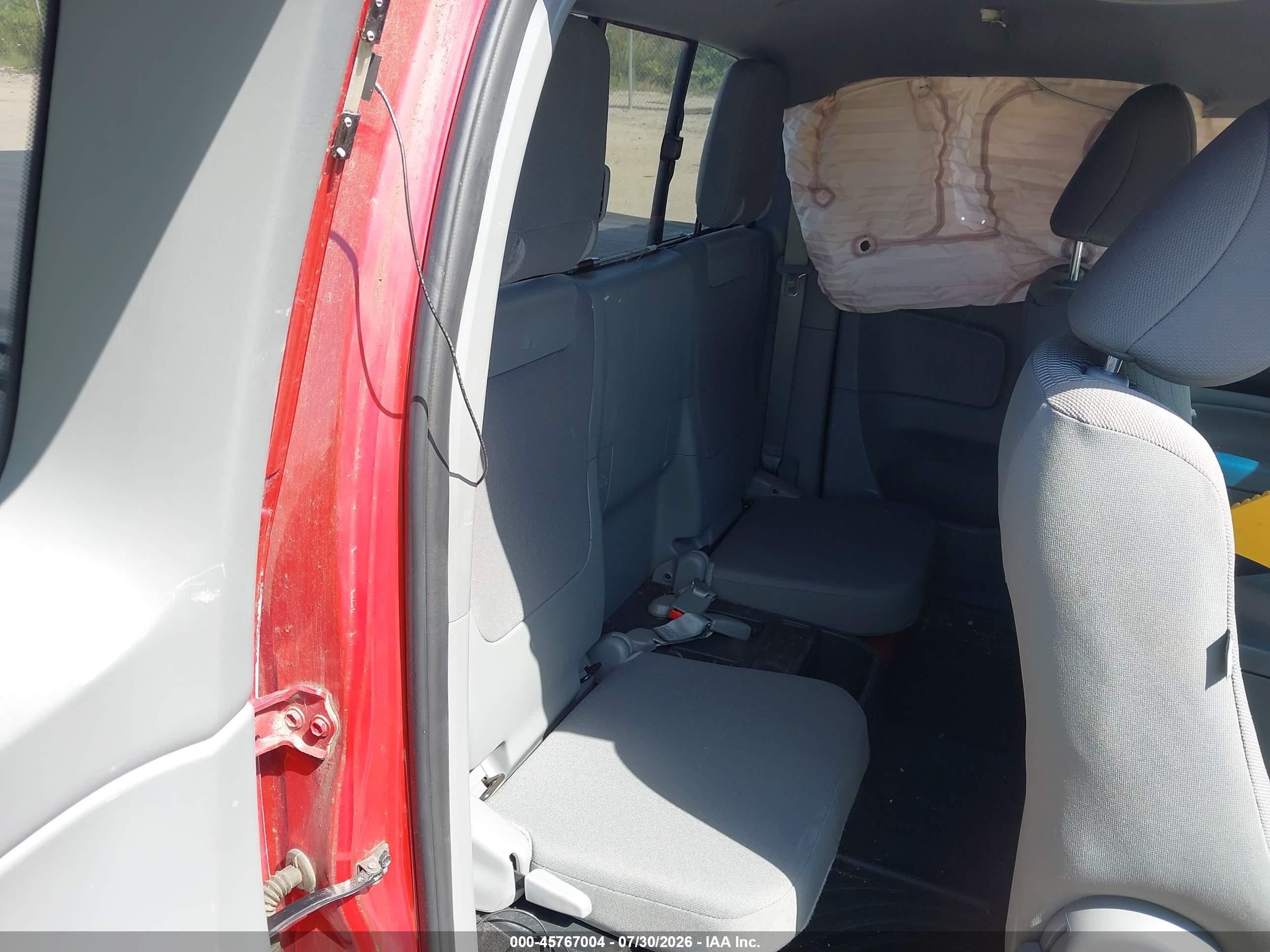2013 Toyota Tacoma Base V6 Красный vin: 5TFUU4EN6DX079107