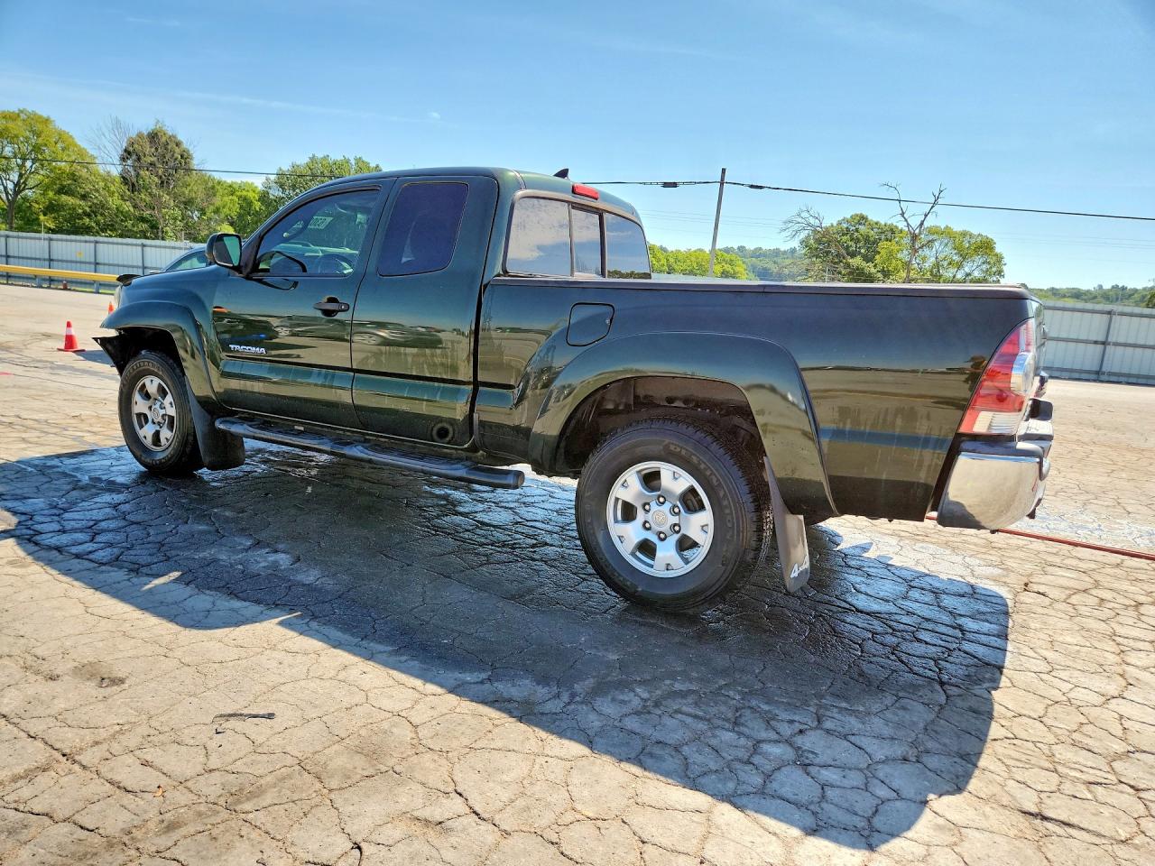 2014 Toyota Tacoma V6 Green vin: 5TFUU4EN6EX093588