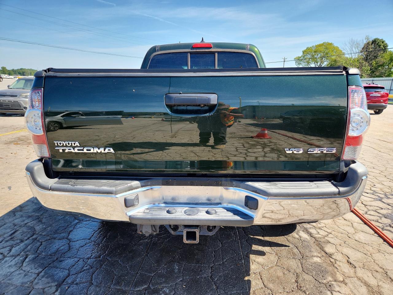 2014 Toyota Tacoma V6 Green vin: 5TFUU4EN6EX093588