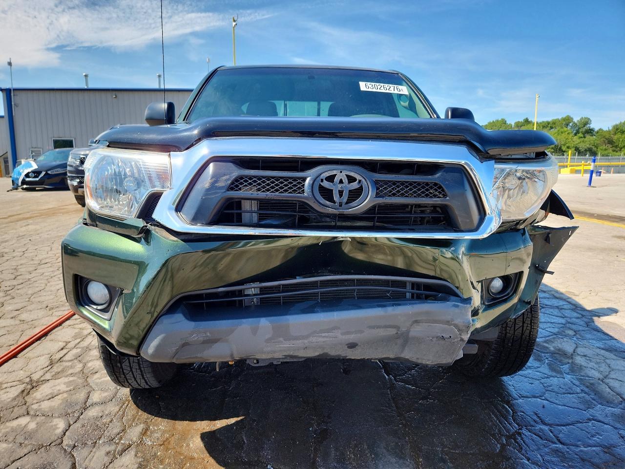 2014 Toyota Tacoma V6 Green vin: 5TFUU4EN6EX093588