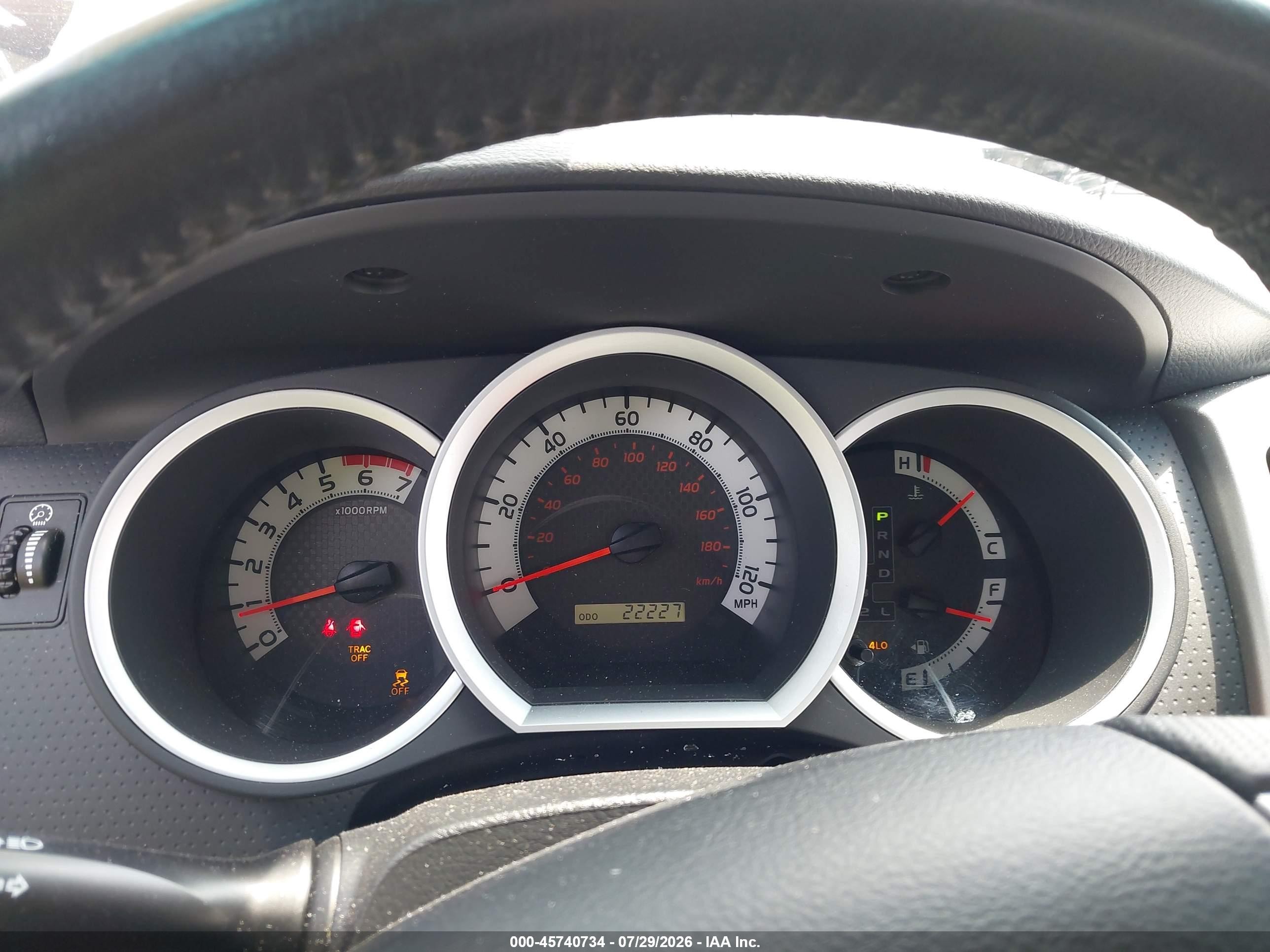 2014 Toyota Tacoma Base V6 Gray vin: 5TFUU4EN6EX107358