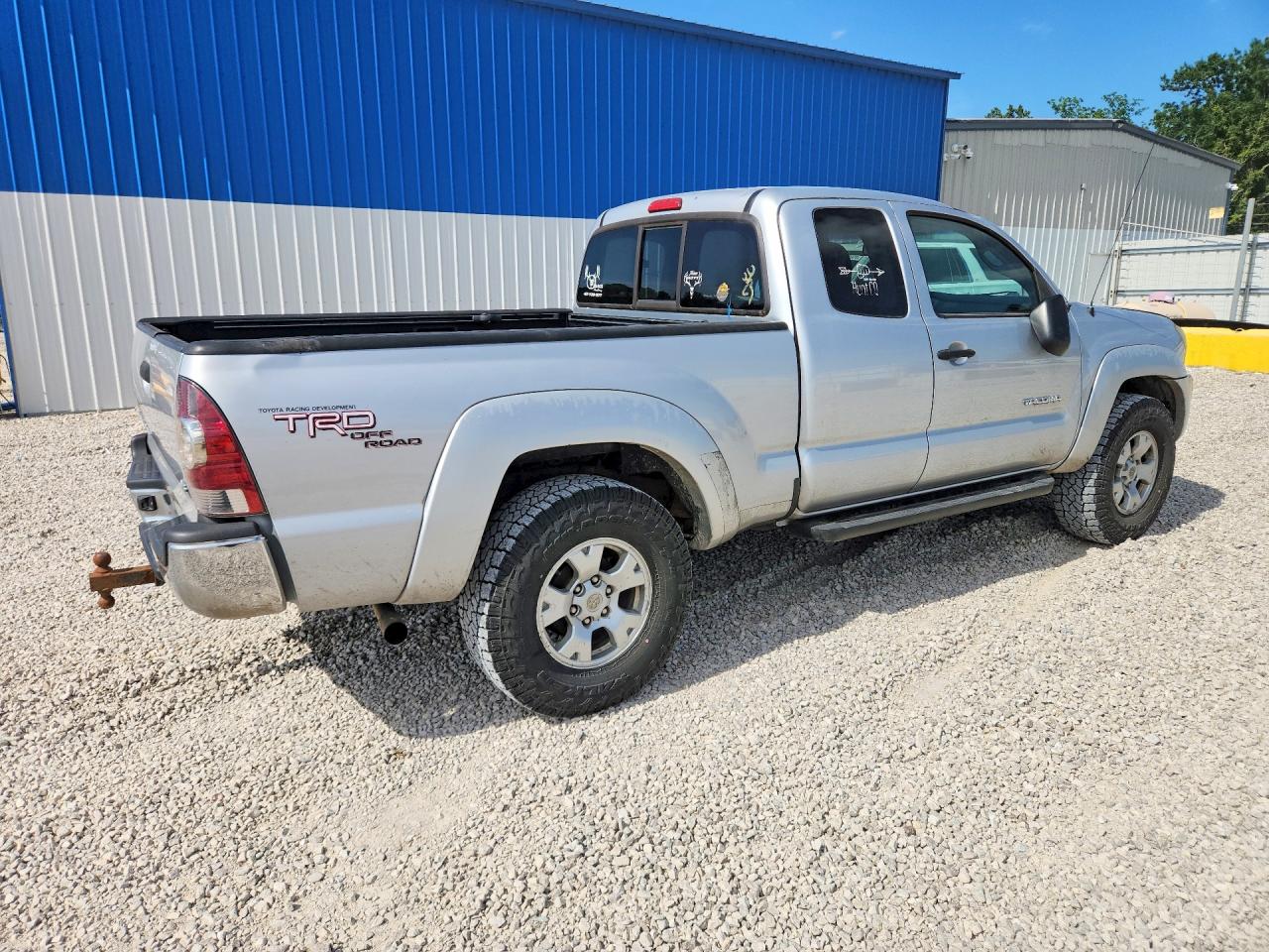 2011 Toyota Tacoma Access Cab Silver vin: 5TFUU4EN7BX001240