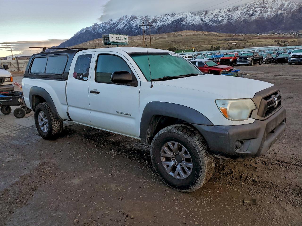 2012 Toyota Tacoma White vin: 5TFUU4EN7CX036832