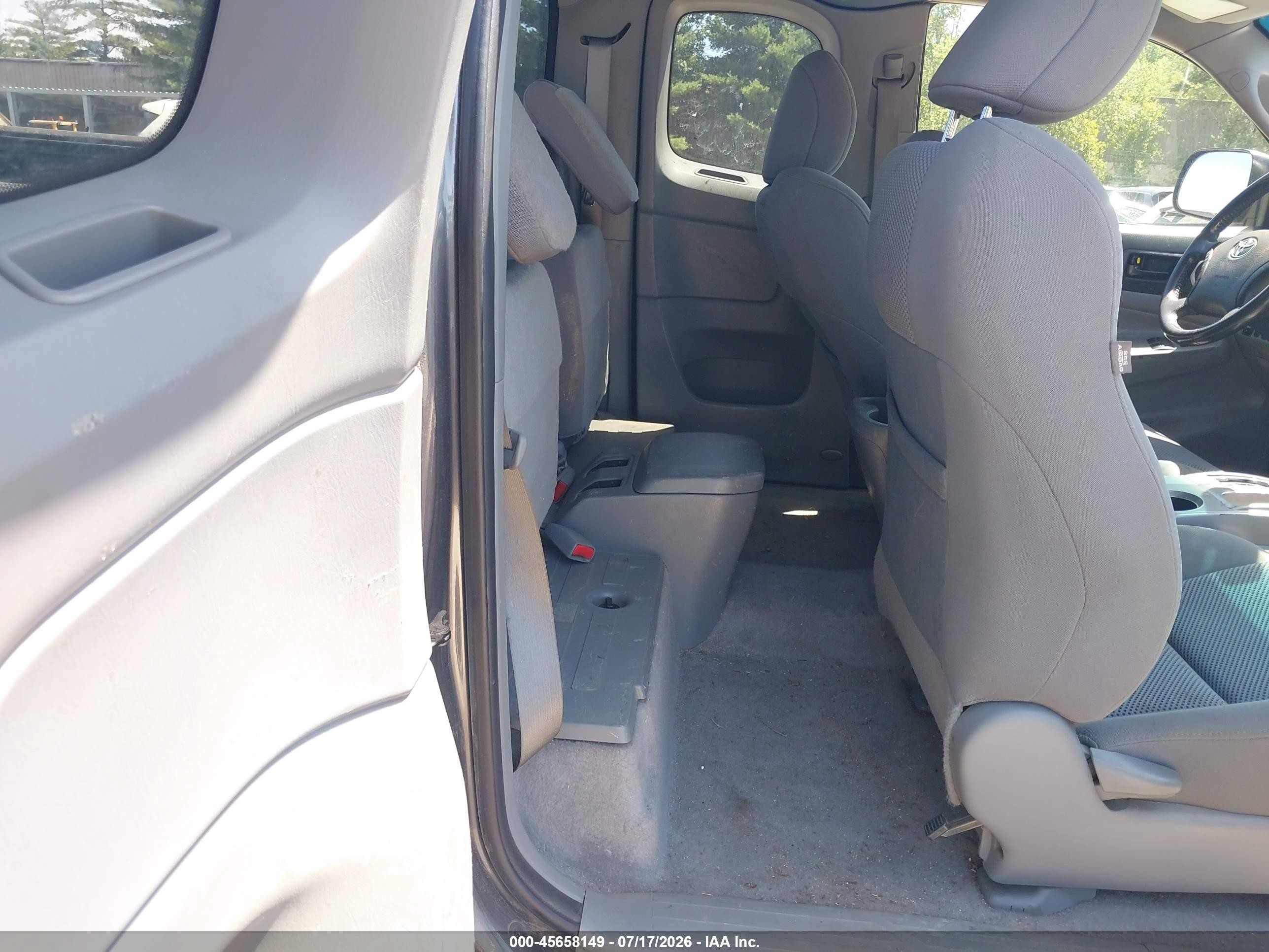 2011 Toyota Tacoma Base V6 Gray vin: 5TFUU4EN8BX003059