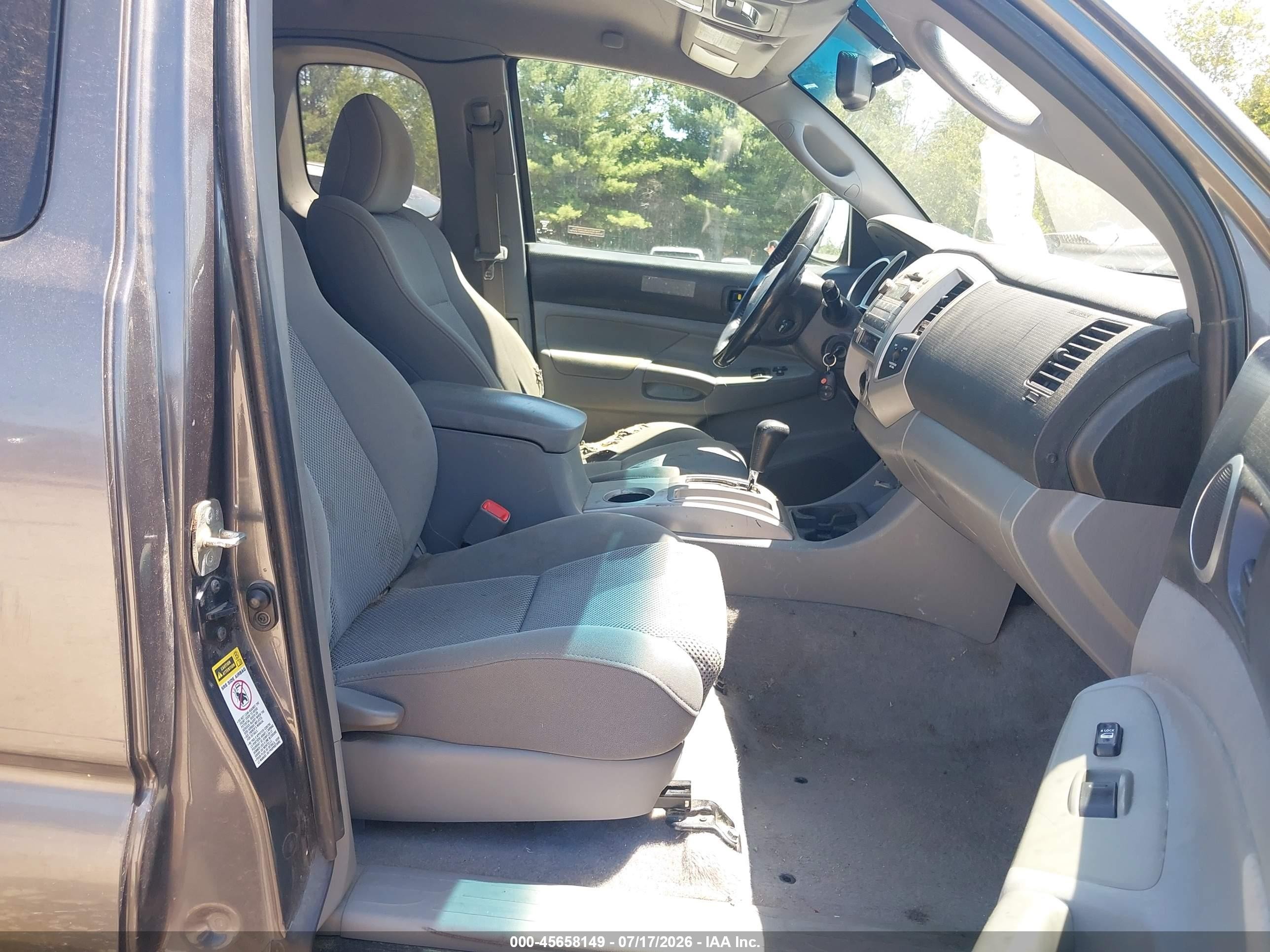 2011 Toyota Tacoma Base V6 Gray vin: 5TFUU4EN8BX003059