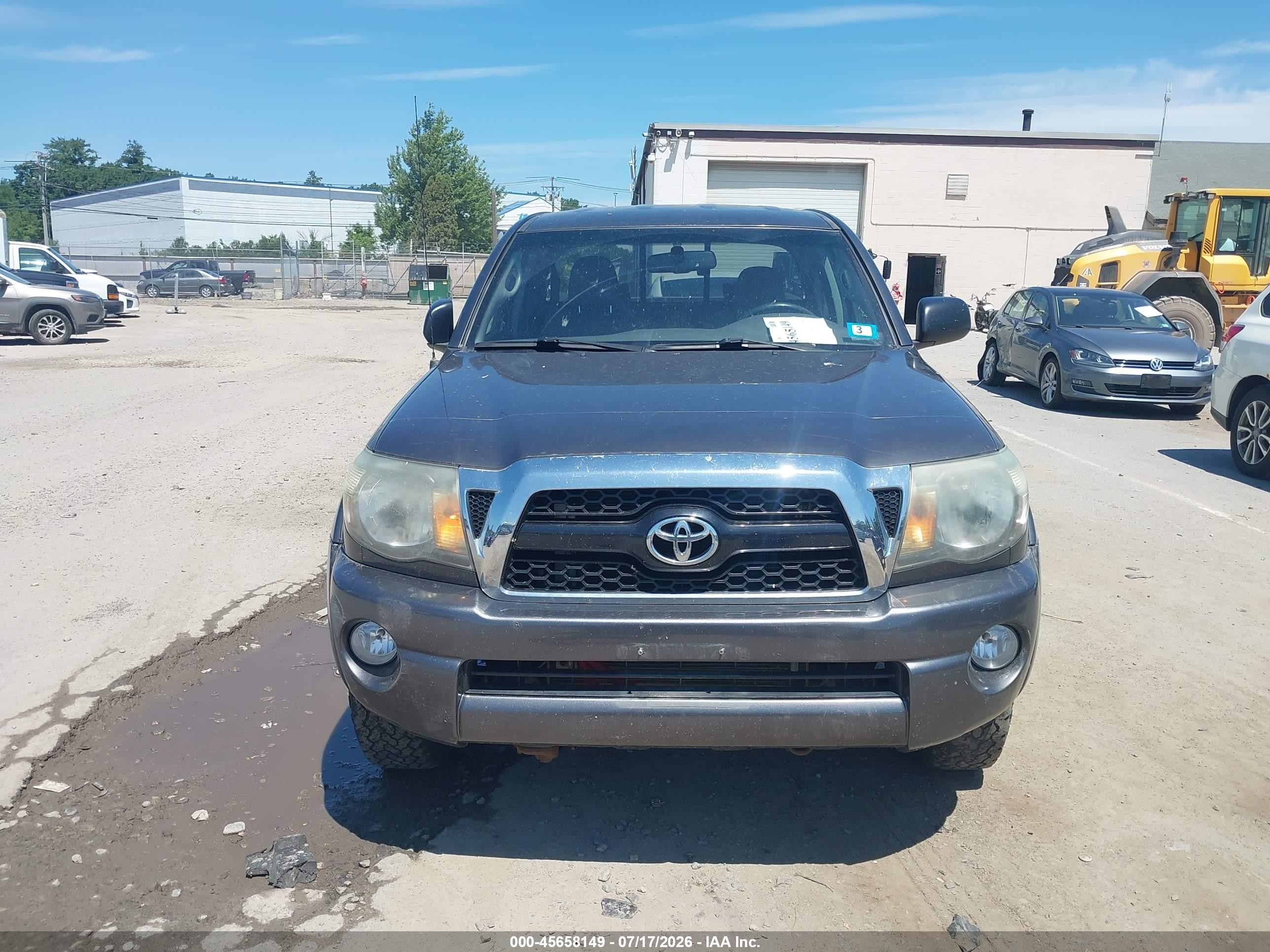 2011 Toyota Tacoma Base V6 Gray vin: 5TFUU4EN8BX003059