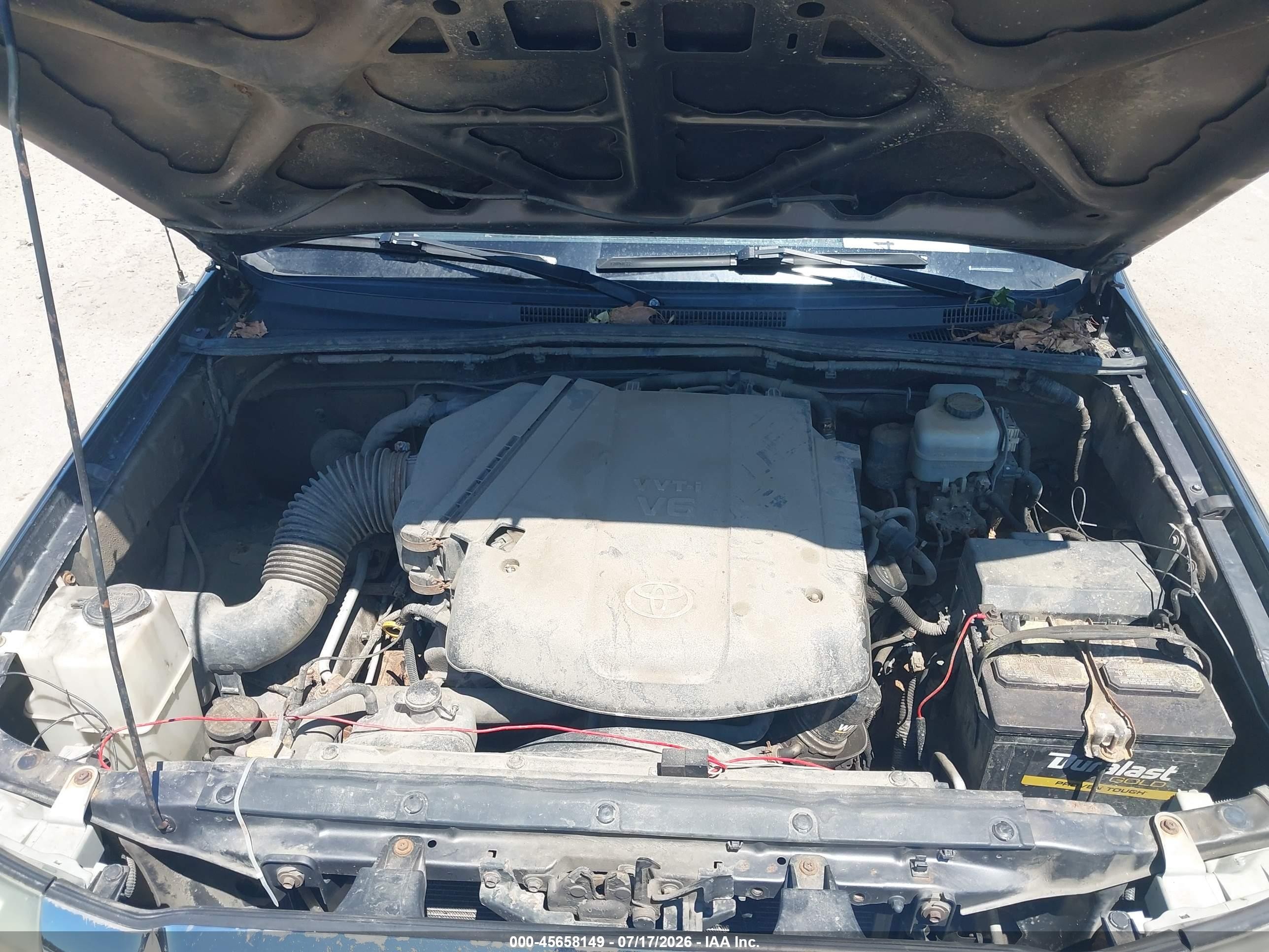 2011 Toyota Tacoma Base V6 Gray vin: 5TFUU4EN8BX003059
