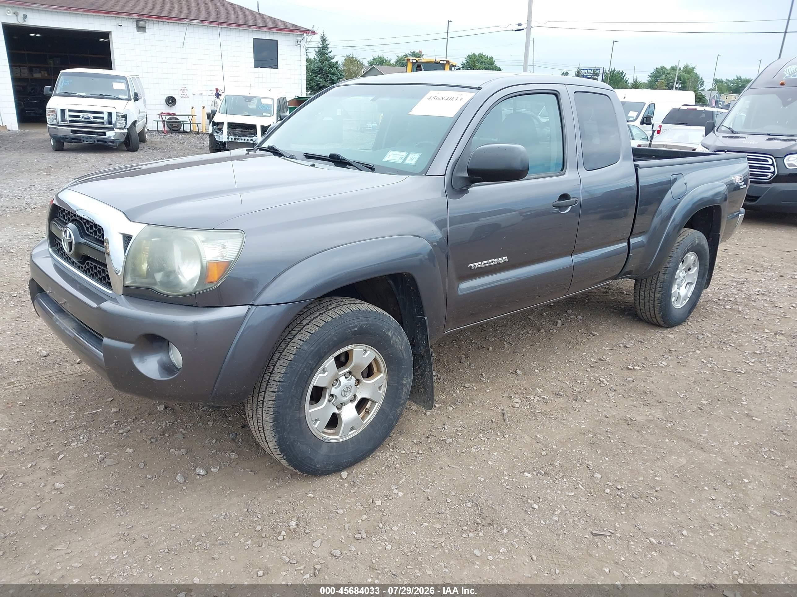 2011 Toyota Tacoma Base V6 Серый vin: 5TFUU4EN8BX006415