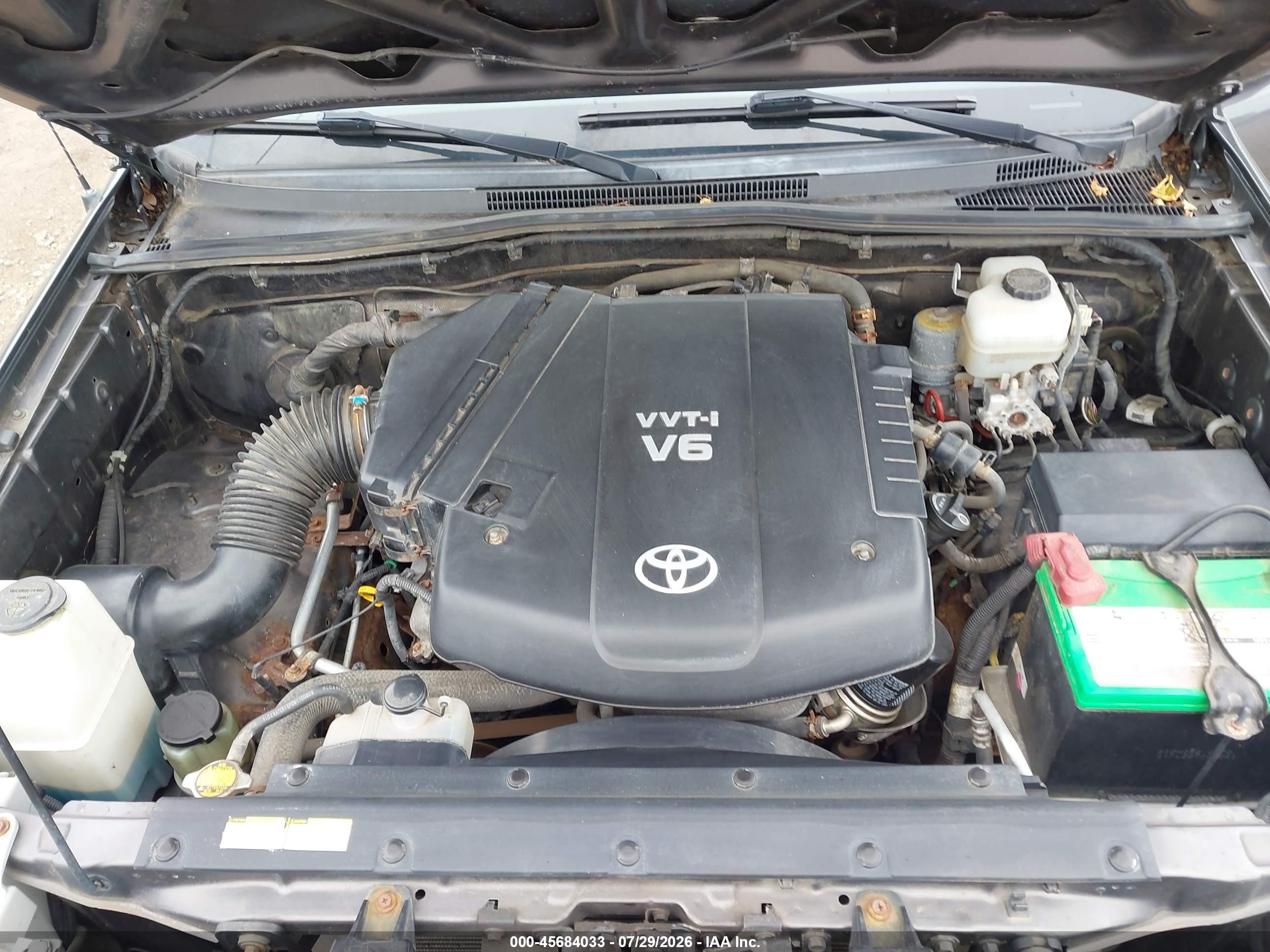2011 Toyota Tacoma Base V6 Серый vin: 5TFUU4EN8BX006415