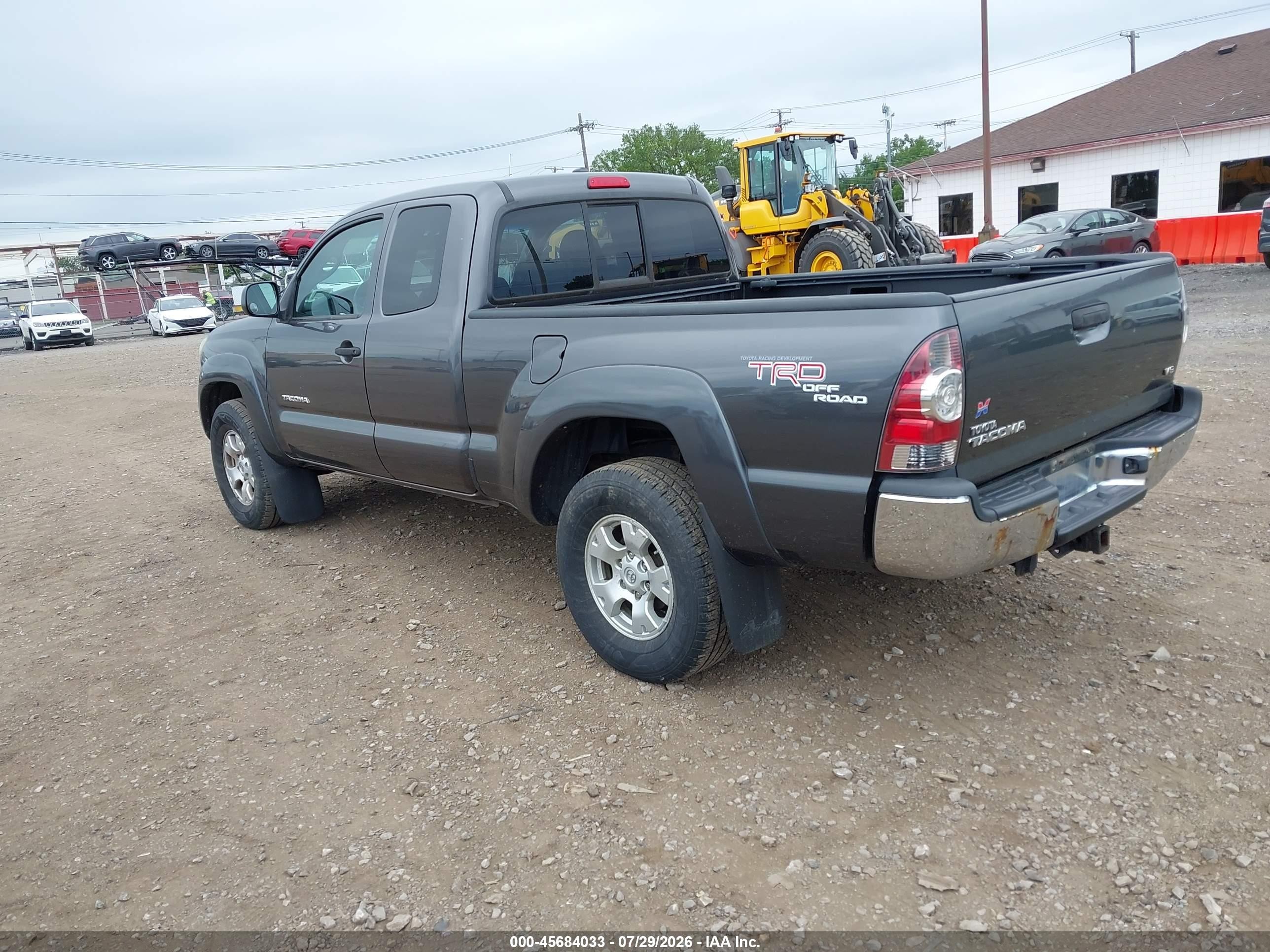 2011 Toyota Tacoma Base V6 Серый vin: 5TFUU4EN8BX006415