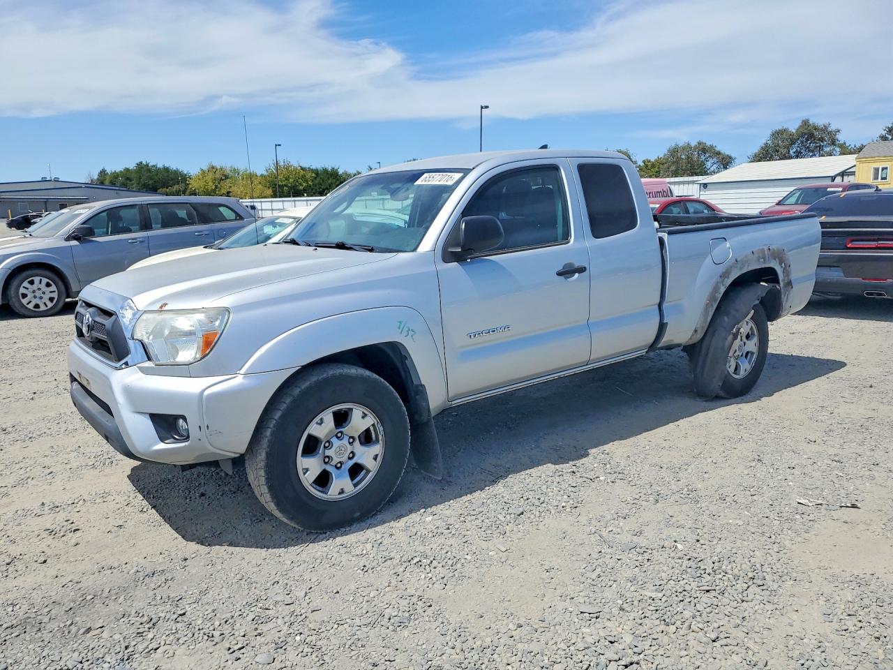2012 Toyota Tacoma V6 Silver vin: 5TFUU4EN8CX037892