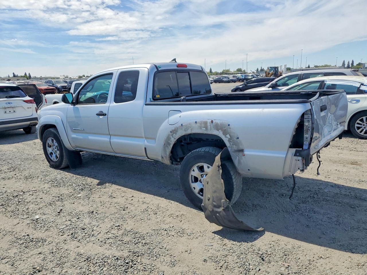 2012 Toyota Tacoma V6 Silver vin: 5TFUU4EN8CX037892