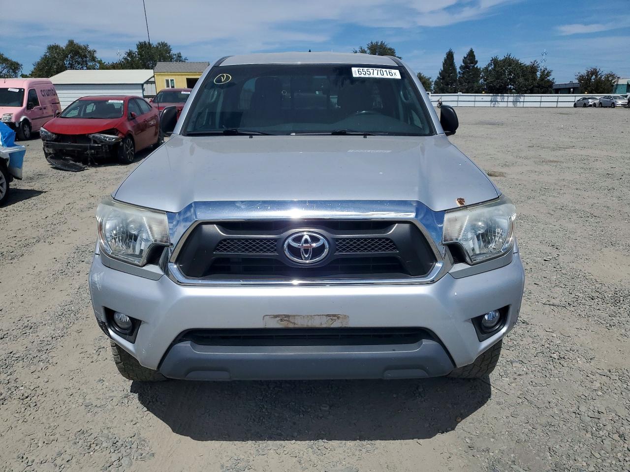 2012 Toyota Tacoma V6 Silver vin: 5TFUU4EN8CX037892
