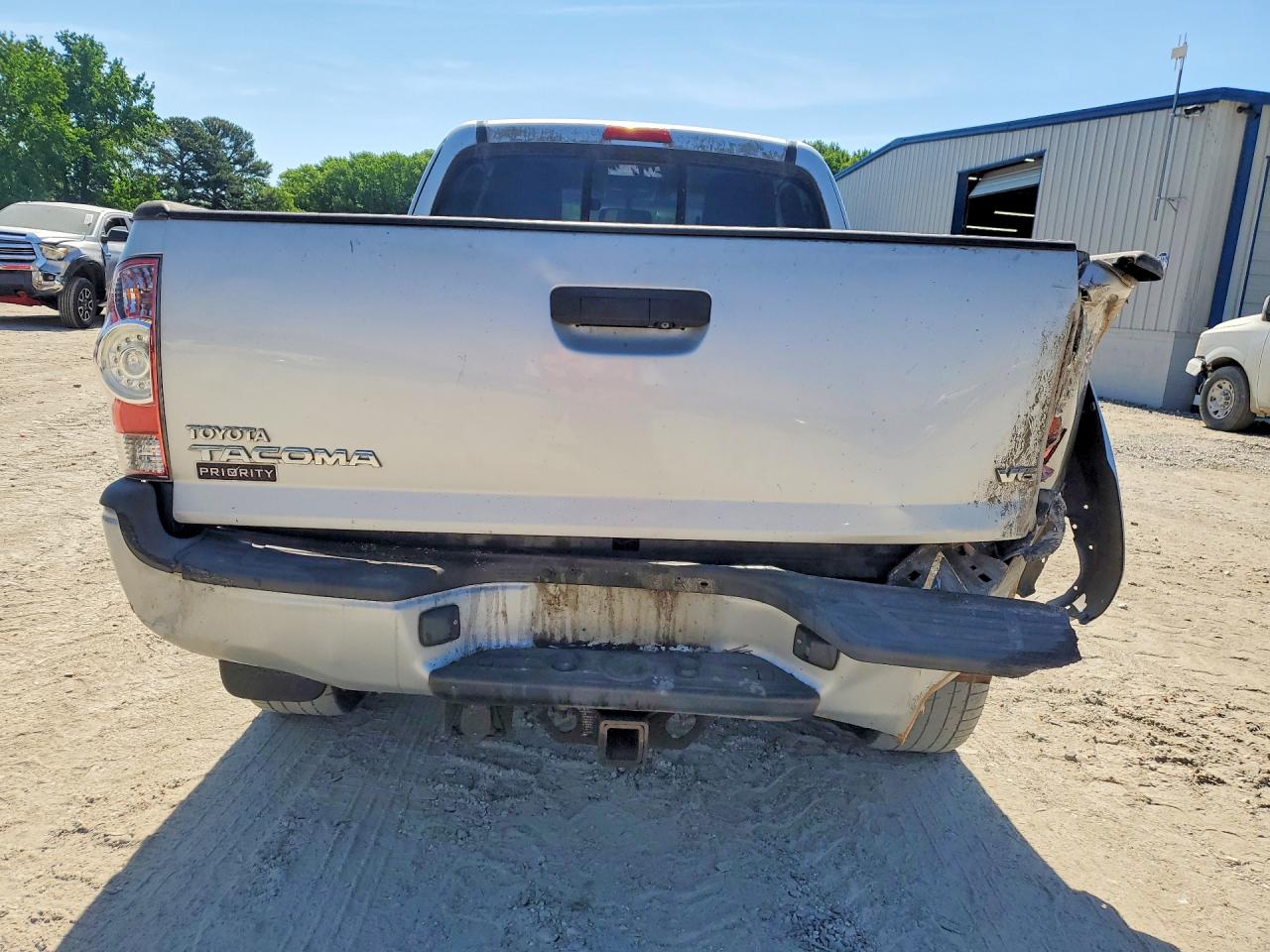 2013 Toyota Tacoma V6 Silver vin: 5TFUU4EN8DX048831