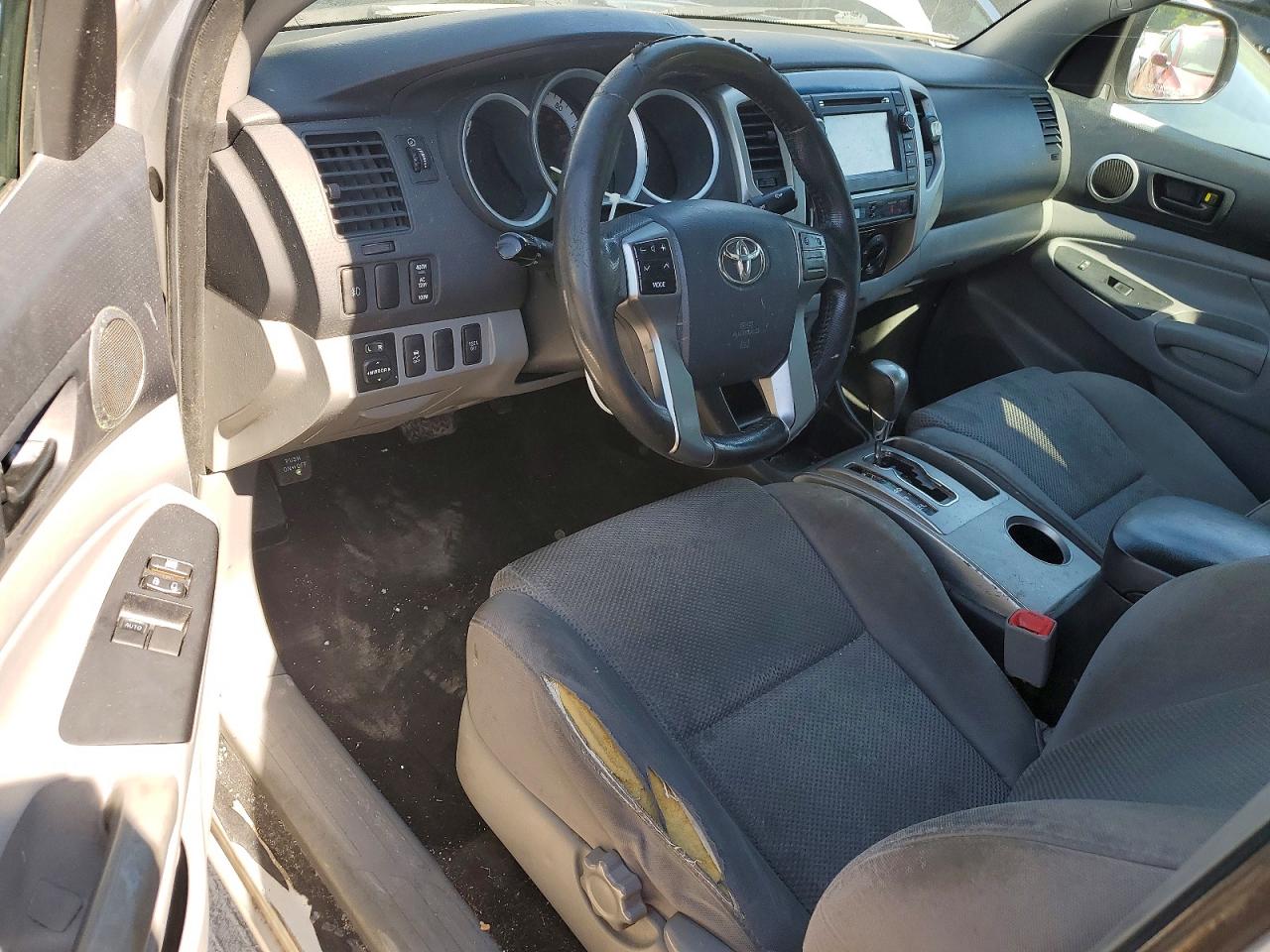 2013 Toyota Tacoma V6 Silver vin: 5TFUU4EN8DX048831