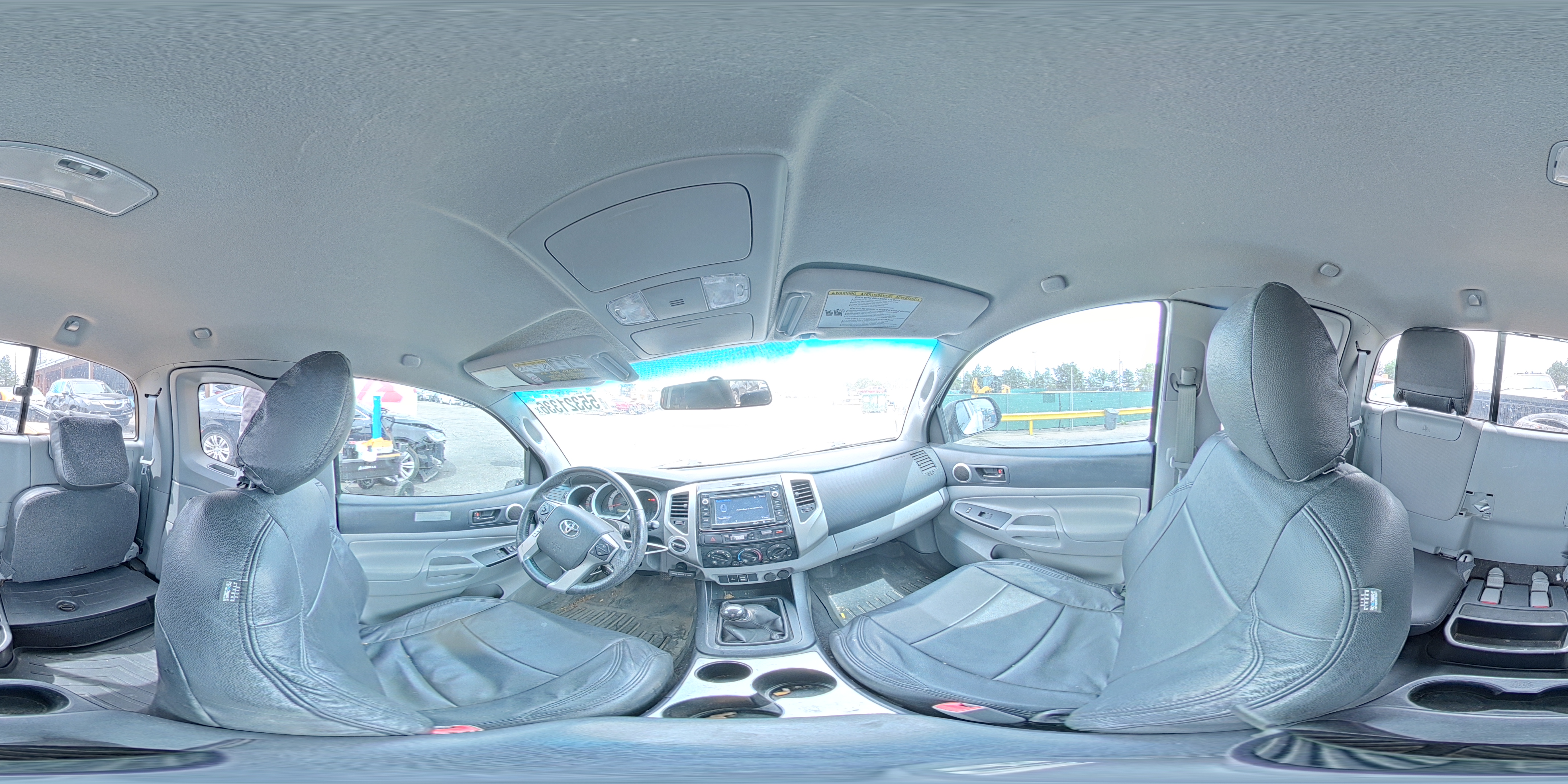 2014 Toyota Tacoma V6 White vin: 5TFUU4EN8EX104848