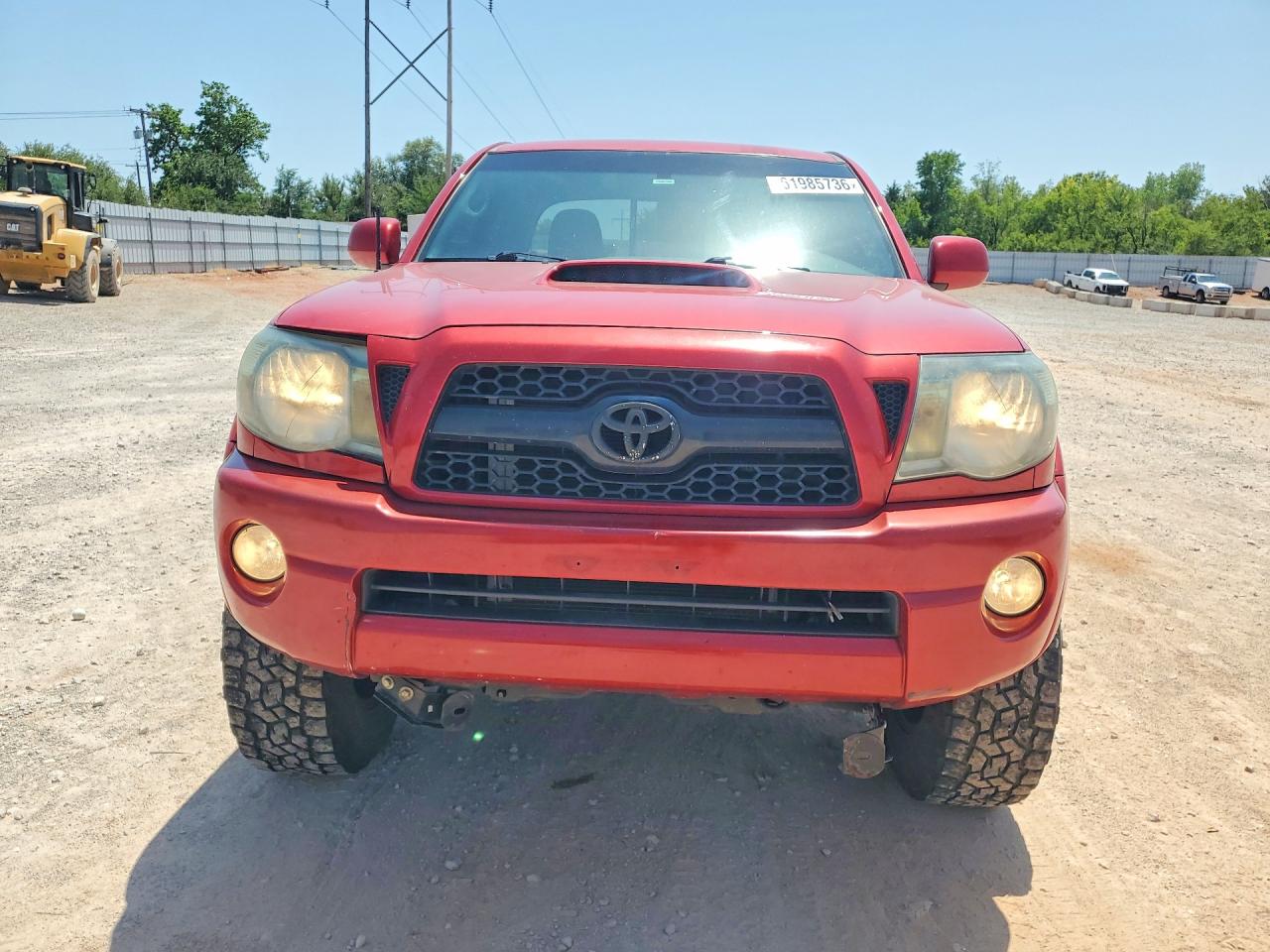 2011 Toyota Tacoma Access Cab Red vin: 5TFUU4EN9BX014622