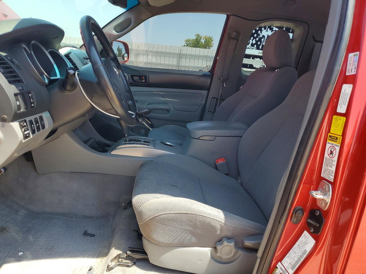 2011 Toyota Tacoma Access Cab Red vin: 5TFUU4EN9BX014622
