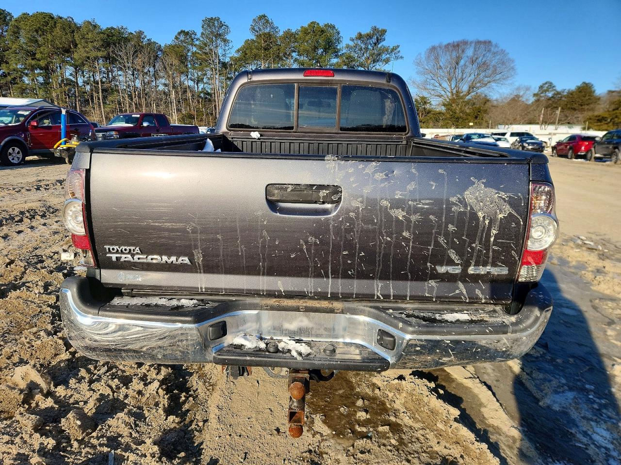 2015 Toyota Tacoma Access Cab Charcoal vin: 5TFUU4EN9FX146804