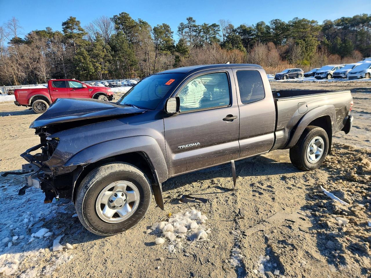 2015 Toyota Tacoma Access Cab Charcoal vin: 5TFUU4EN9FX146804