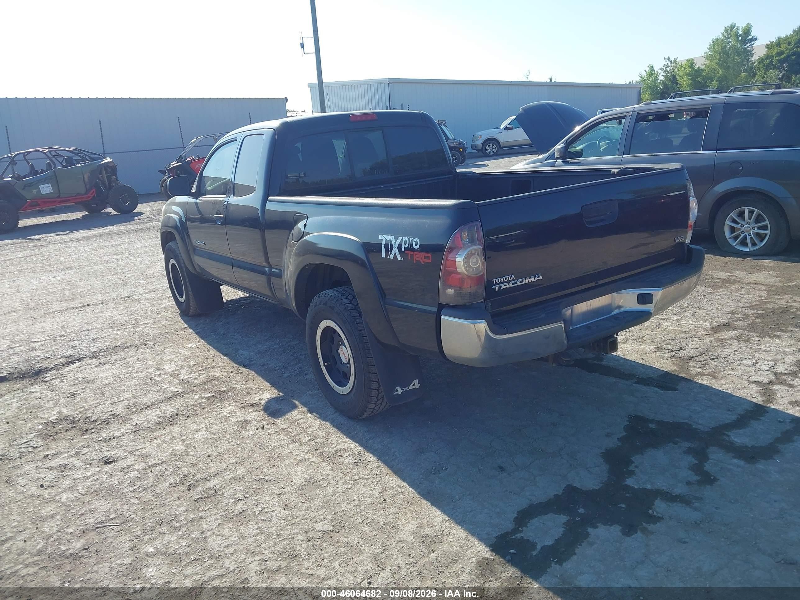 2011 Toyota Tacoma Base V6 Черный vin: 5TFUU4ENXBX021367