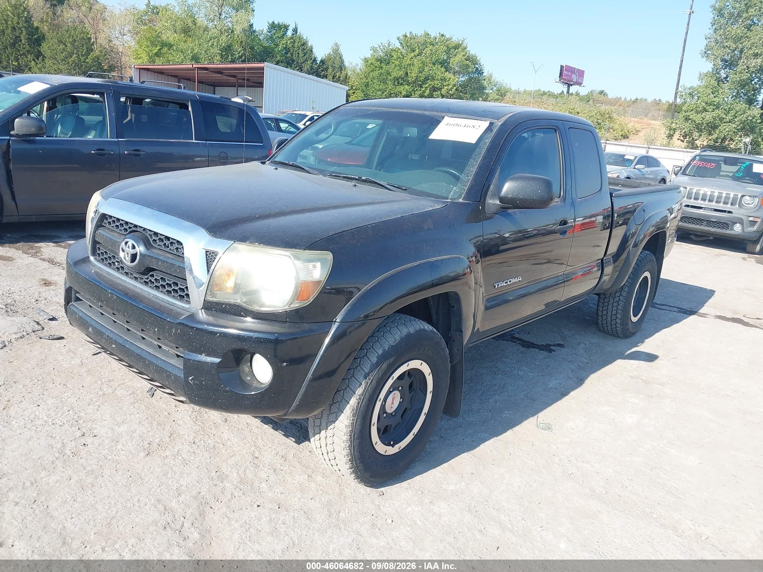 2011 Toyota Tacoma Base V6 Черный vin: 5TFUU4ENXBX021367
