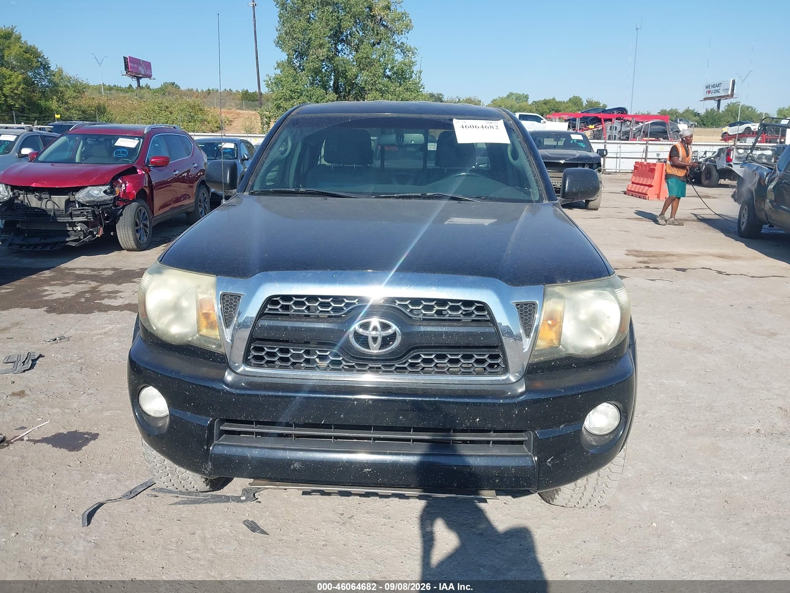 2011 Toyota Tacoma Base V6 Черный vin: 5TFUU4ENXBX021367