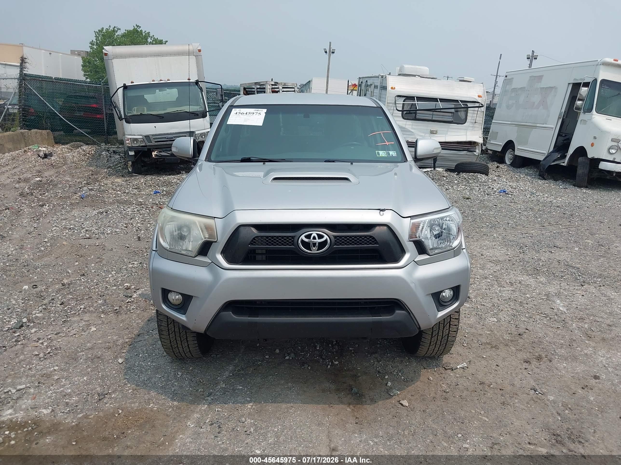 2012 Toyota Tacoma Base V6 Silver vin: 5TFUU4ENXCX039630