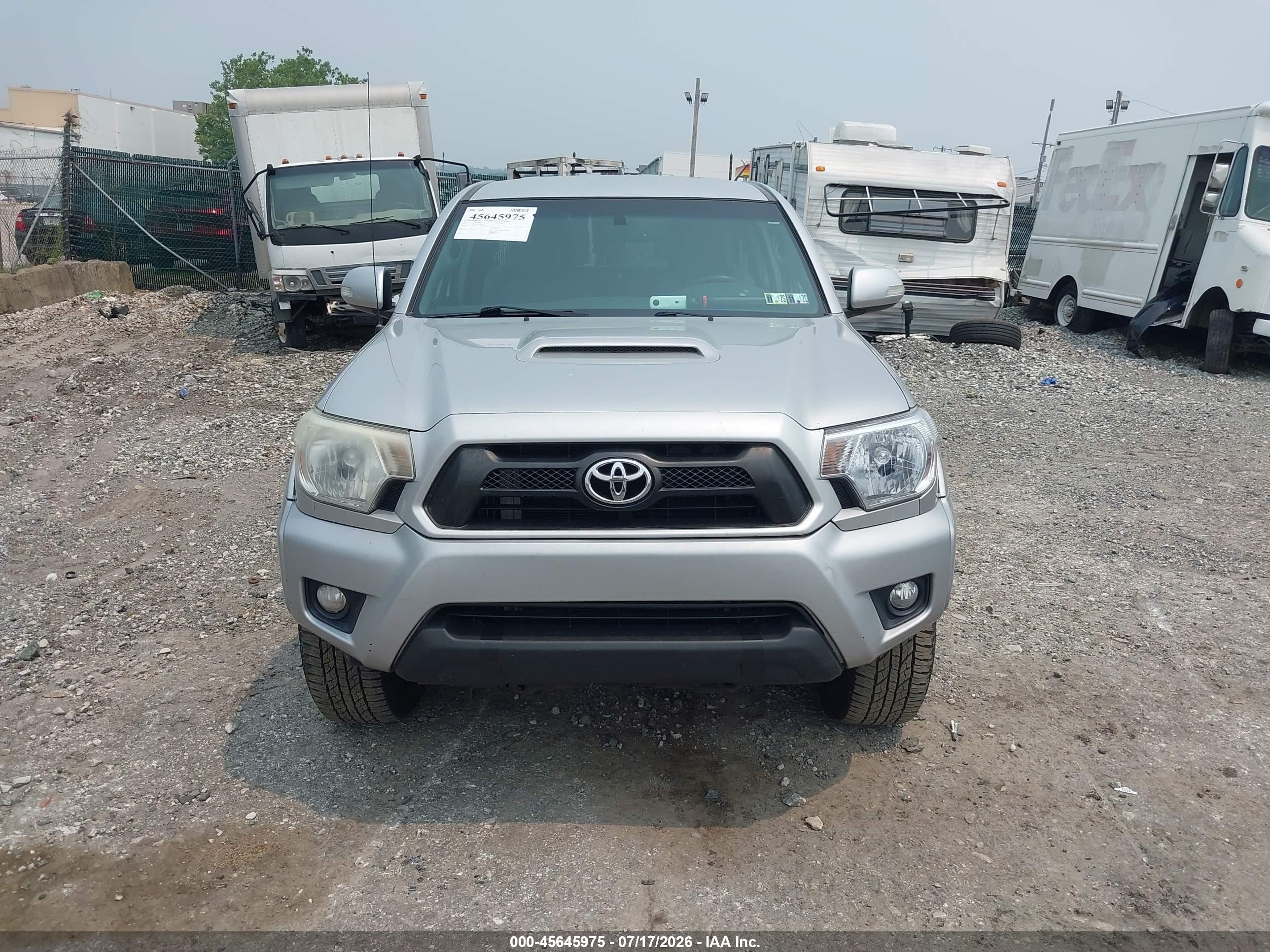 2012 Toyota Tacoma Base V6 Silver vin: 5TFUU4ENXCX039630