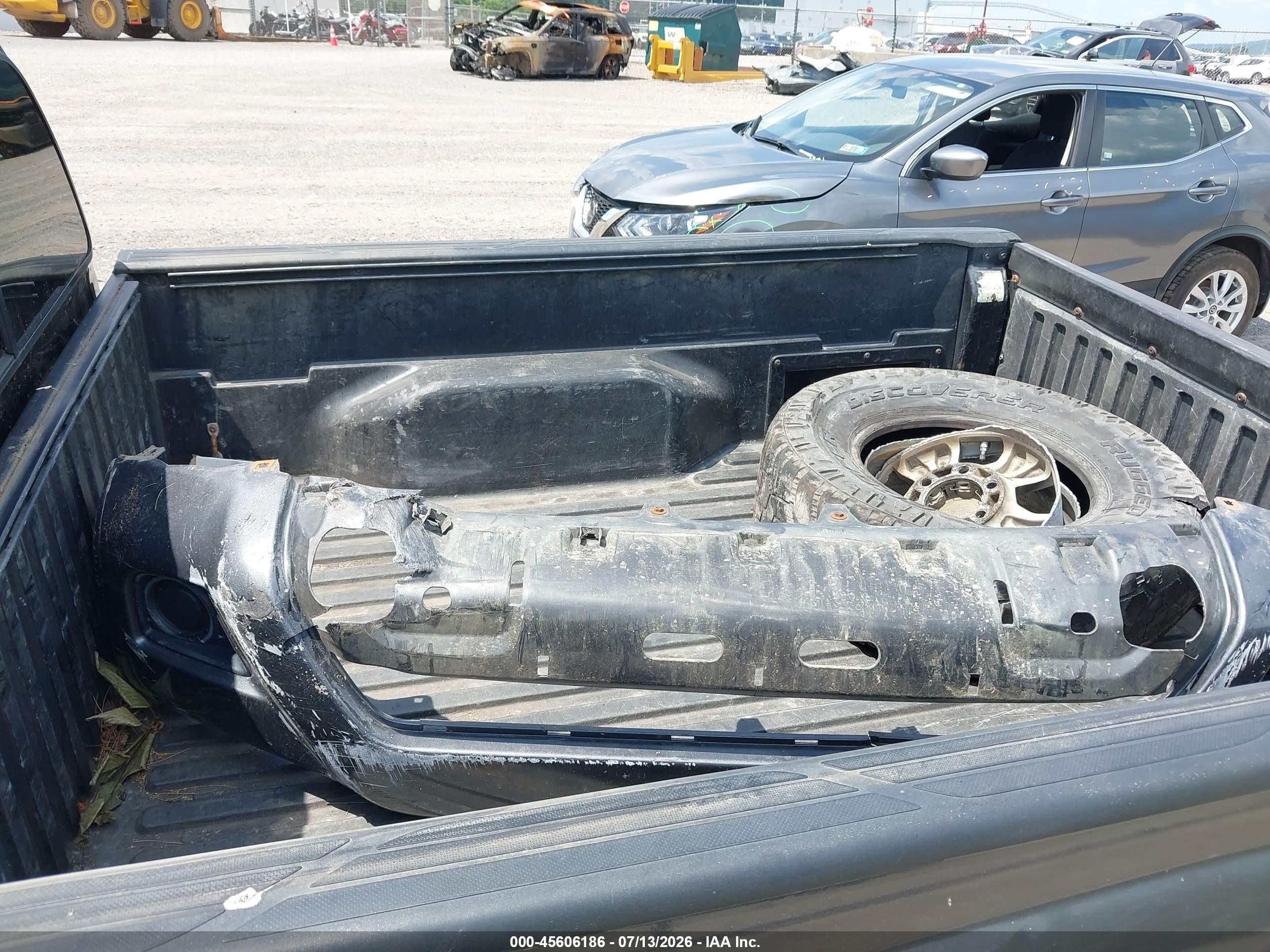 2013 Toyota Tacoma Base V6 Gray vin: 5TFUU4ENXDX077036