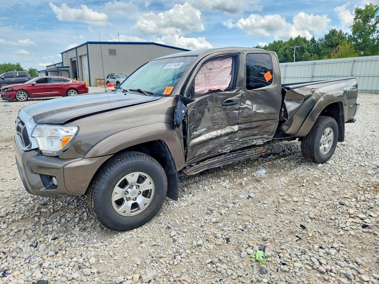 2014 Toyota Tacoma V6 Коричневый vin: 5TFUU4ENXEX103703