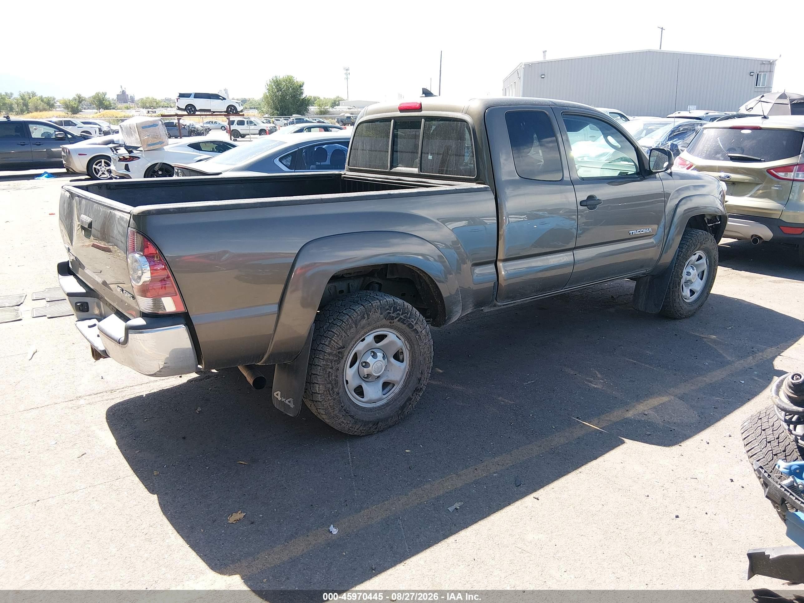 2015 Toyota Tacoma Base V6 Brown vin: 5TFUU4ENXFX144284
