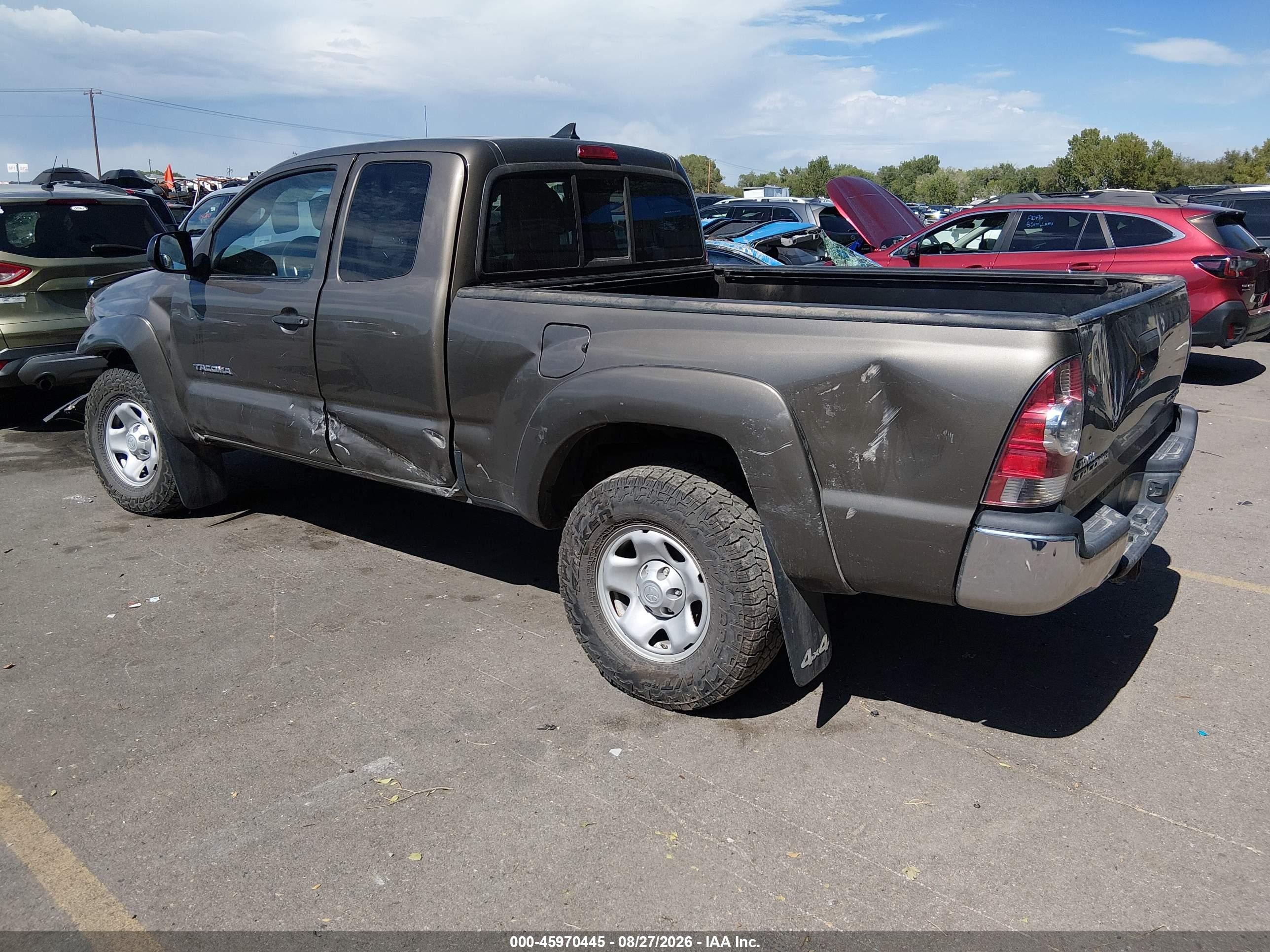 2015 Toyota Tacoma Base V6 Brown vin: 5TFUU4ENXFX144284
