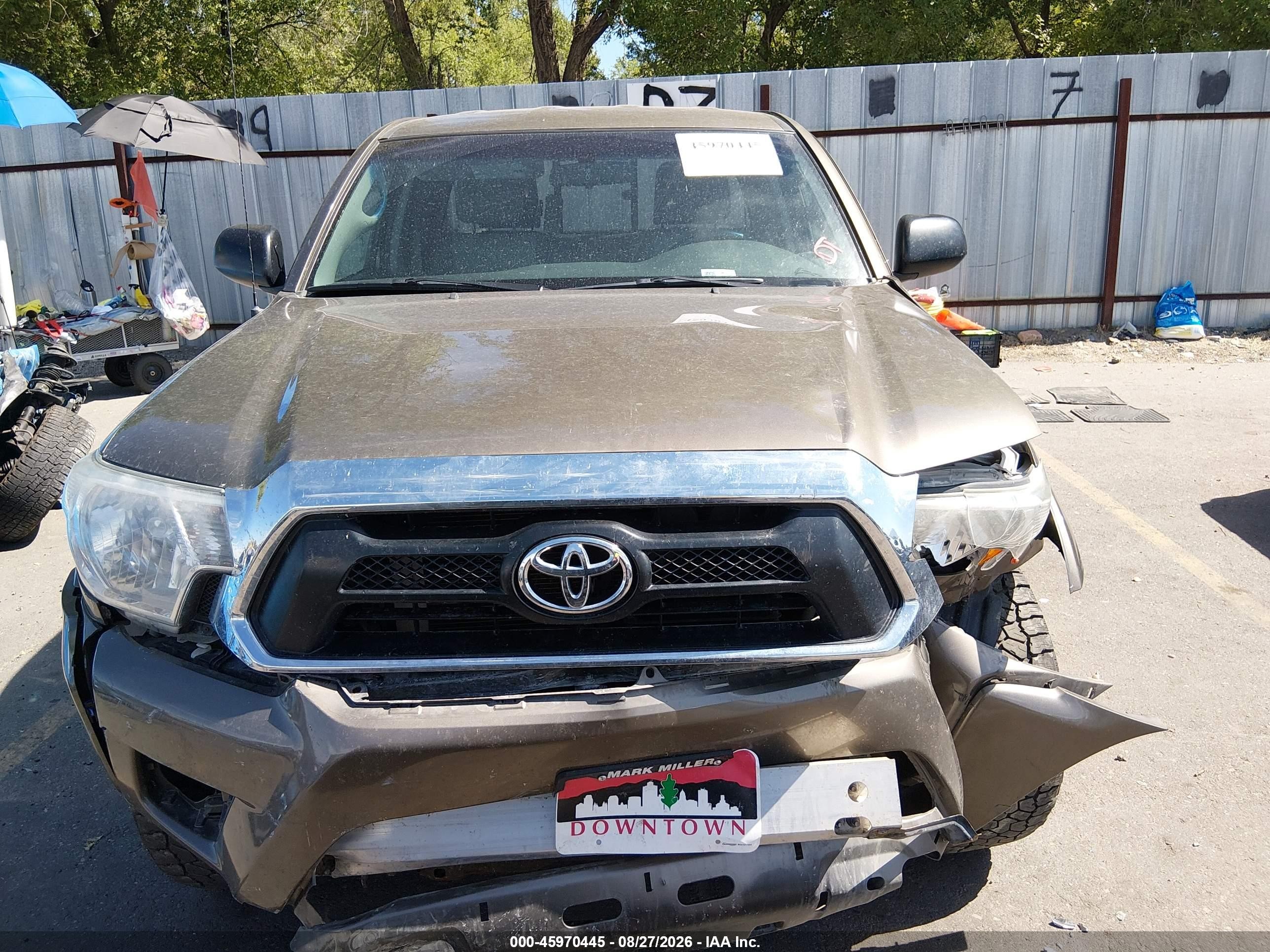 2015 Toyota Tacoma Base V6 Brown vin: 5TFUU4ENXFX144284