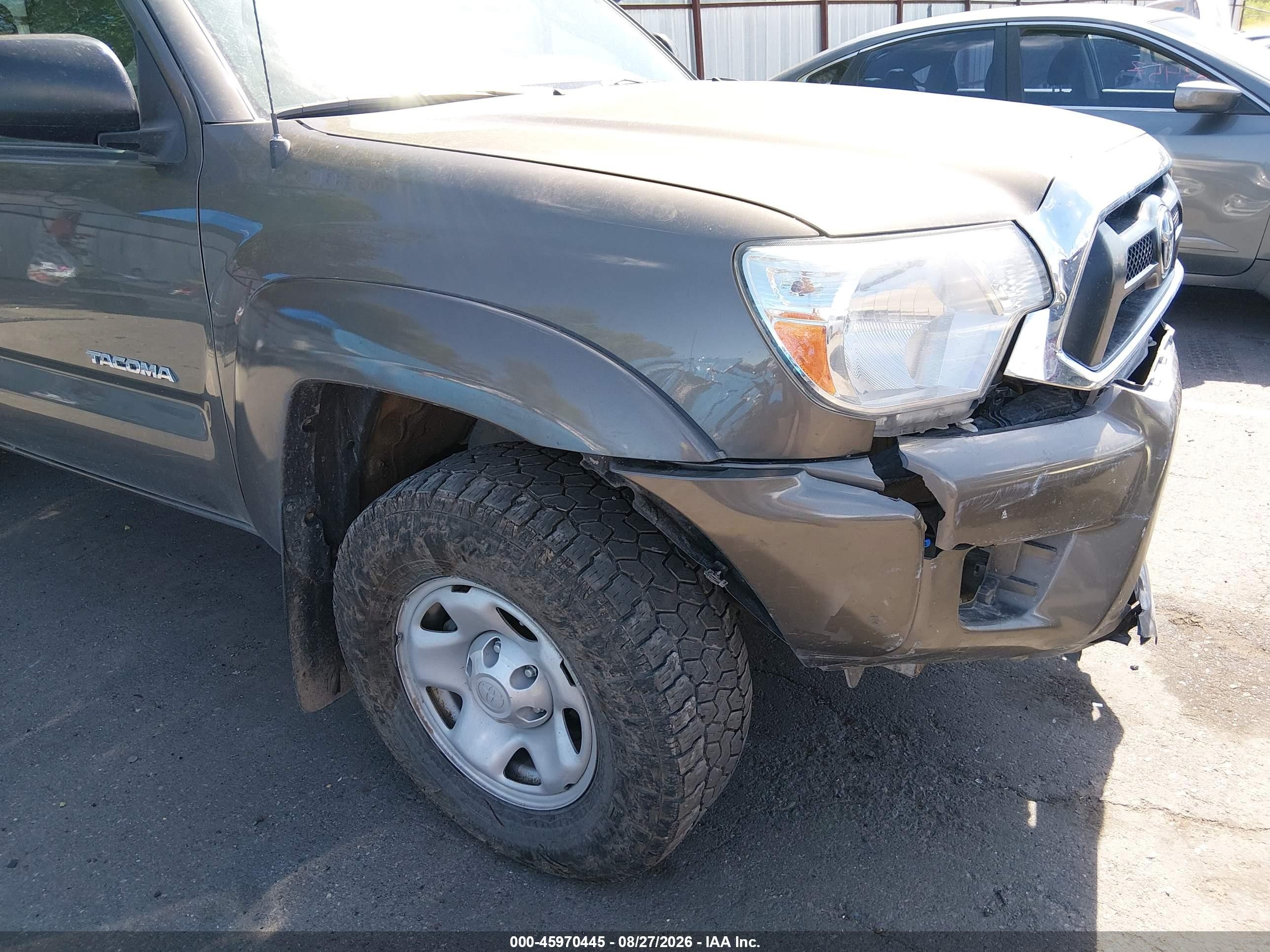 2015 Toyota Tacoma Base V6 Brown vin: 5TFUU4ENXFX144284