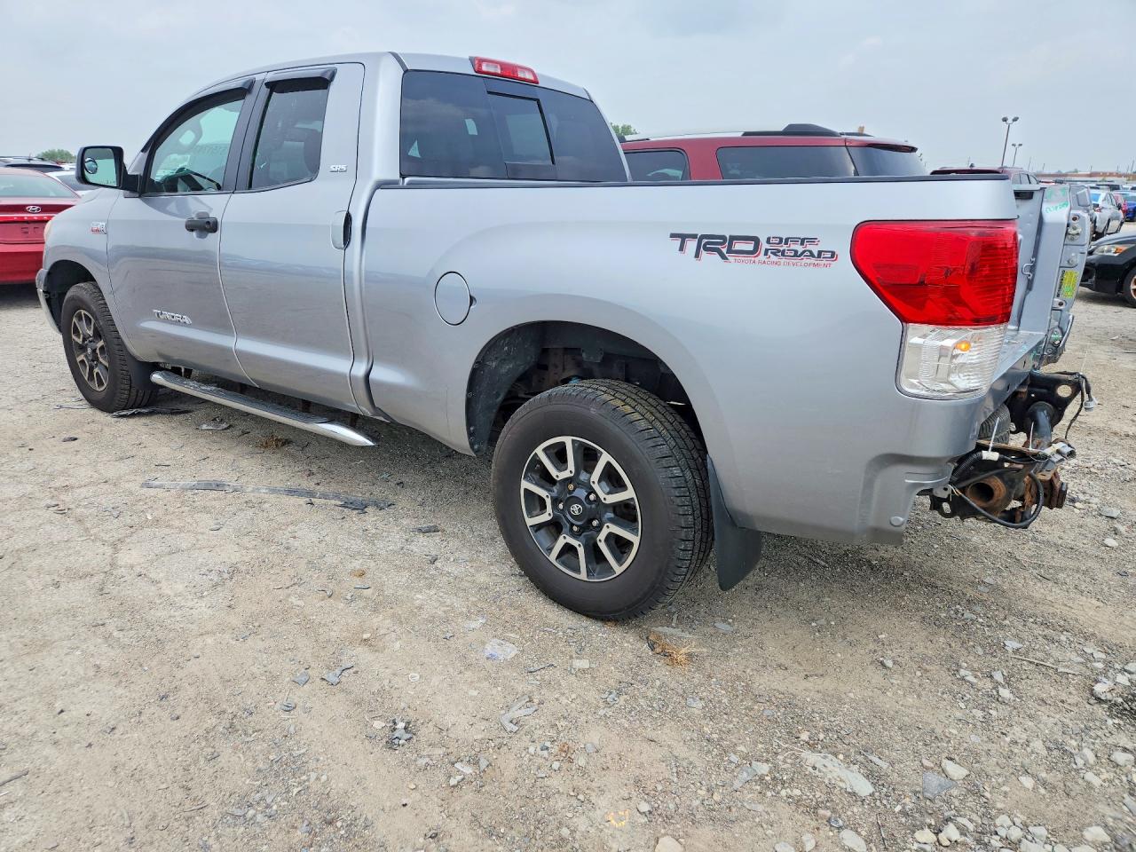 2013 Toyota Tundra Double Cab Sr5 Silver vin: 5TFUW5F10DX298494