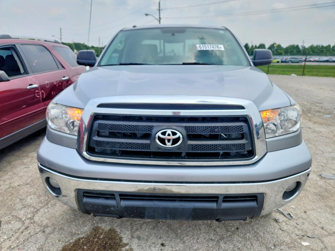 2013 Toyota Tundra Double Cab Sr5 Silver vin: 5TFUW5F10DX298494