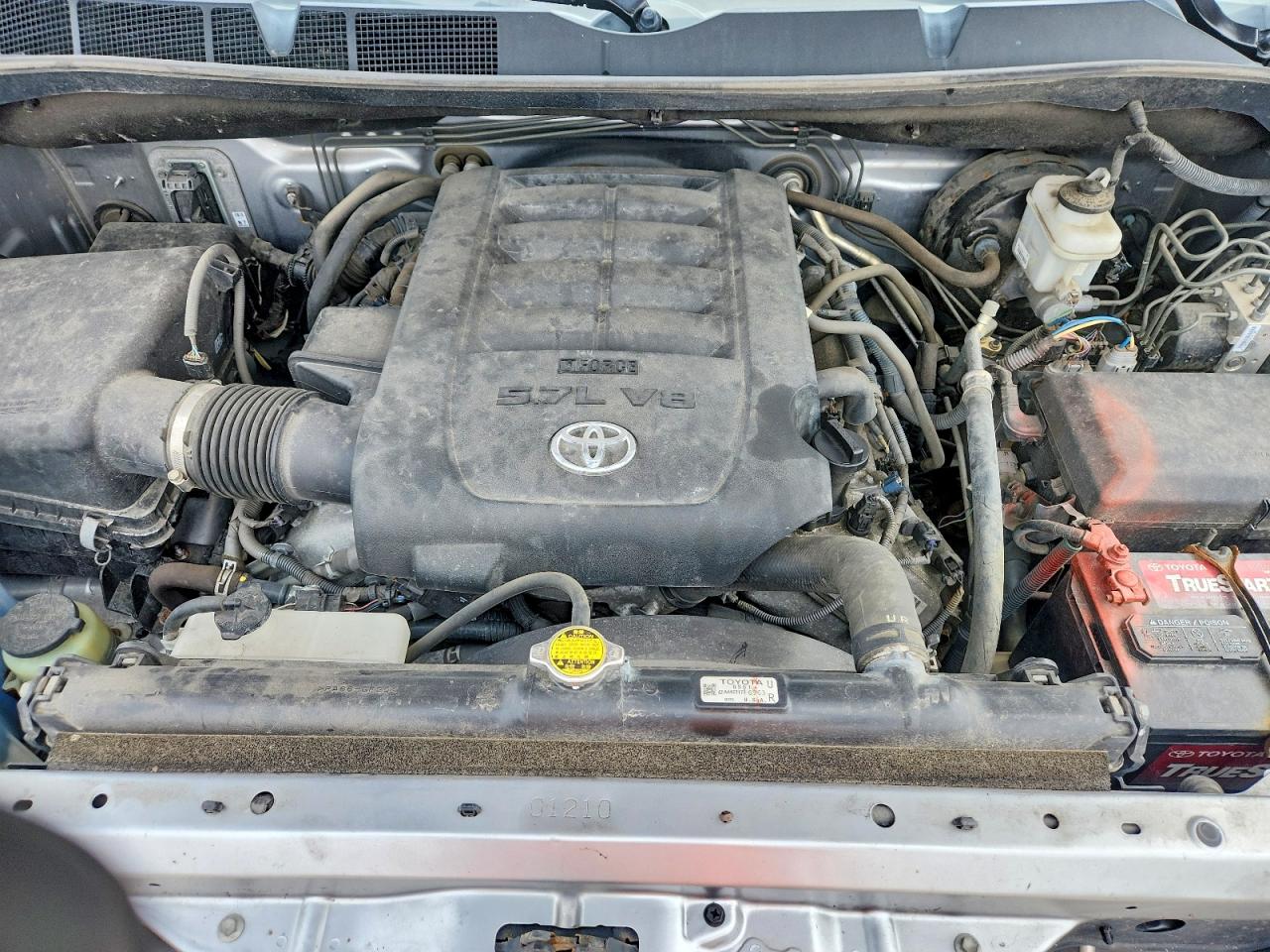 2013 Toyota Tundra Double Cab Sr5 Silver vin: 5TFUW5F10DX298494