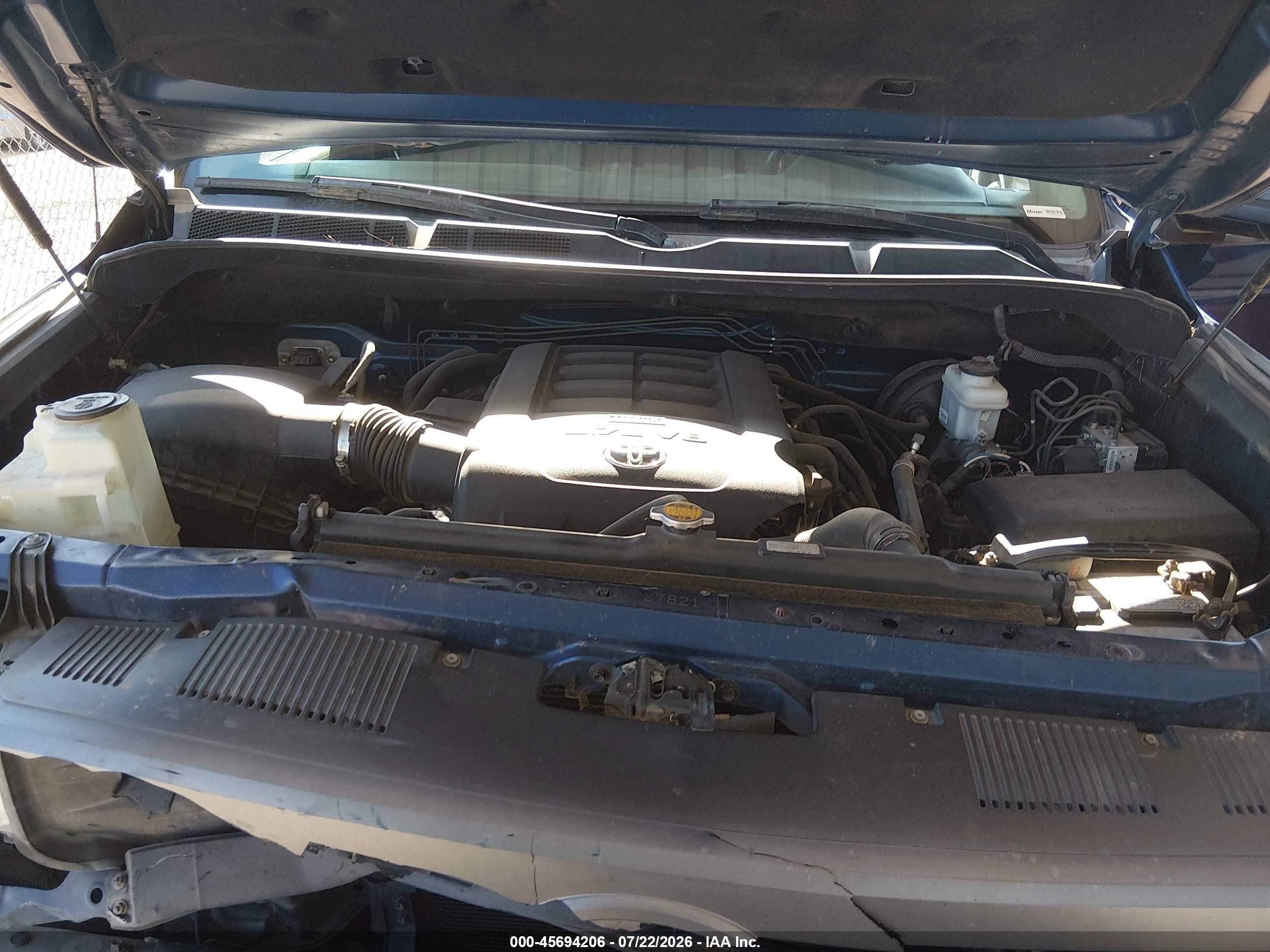 2014 Toyota Tundra Sr5 5.7l V8 Синий vin: 5TFUW5F10EX351700