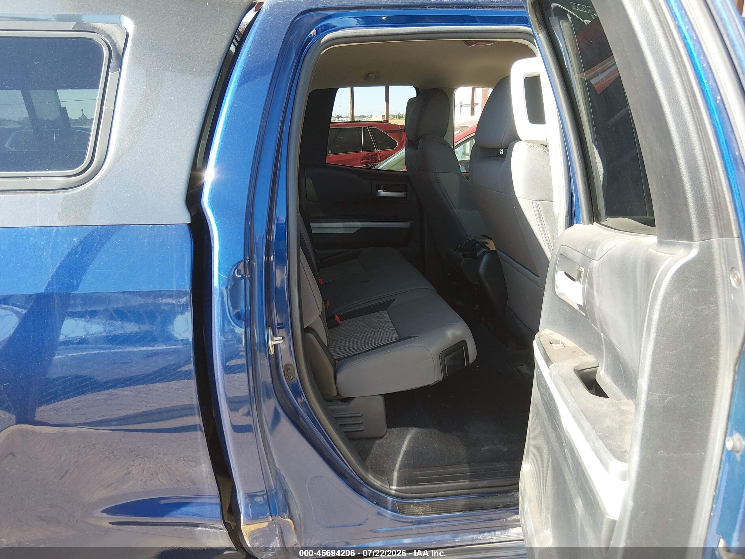 2014 Toyota Tundra Sr5 5.7l V8 Синий vin: 5TFUW5F10EX351700