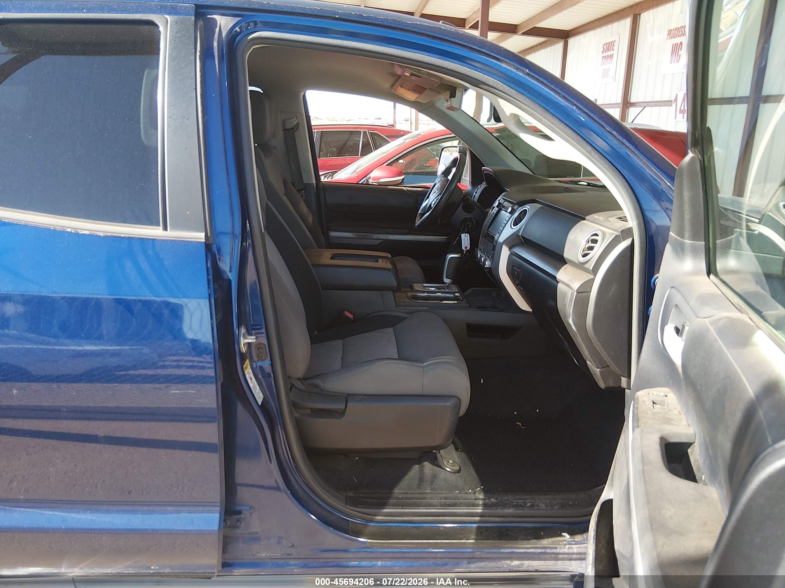 2014 Toyota Tundra Sr5 5.7l V8 Синий vin: 5TFUW5F10EX351700