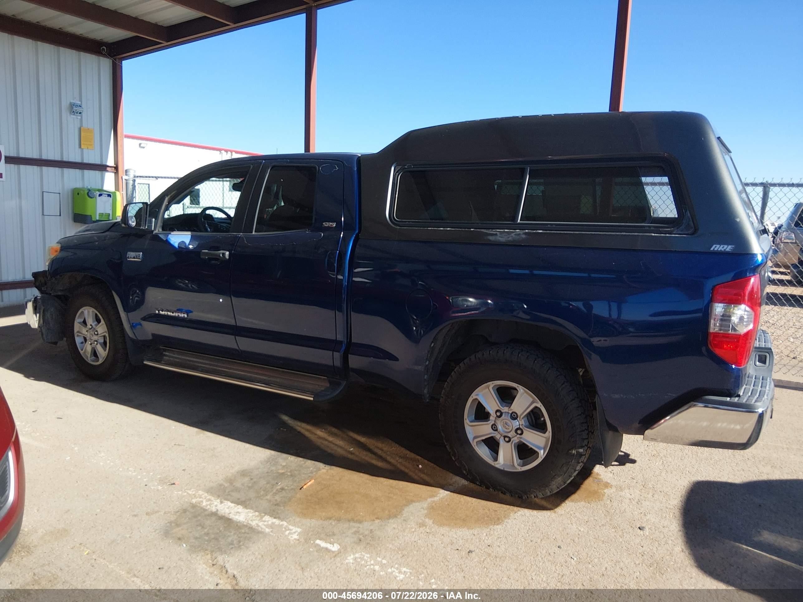 2014 Toyota Tundra Sr5 5.7l V8 Синий vin: 5TFUW5F10EX351700