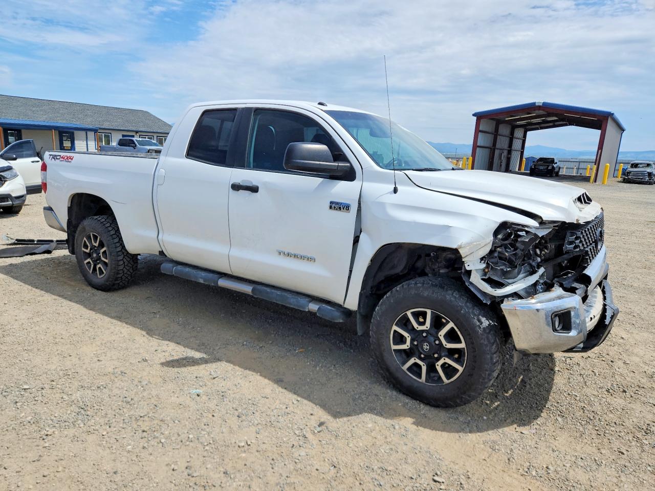 2014 Toyota Tundra Sr5 White vin: 5TFUW5F10EX363815